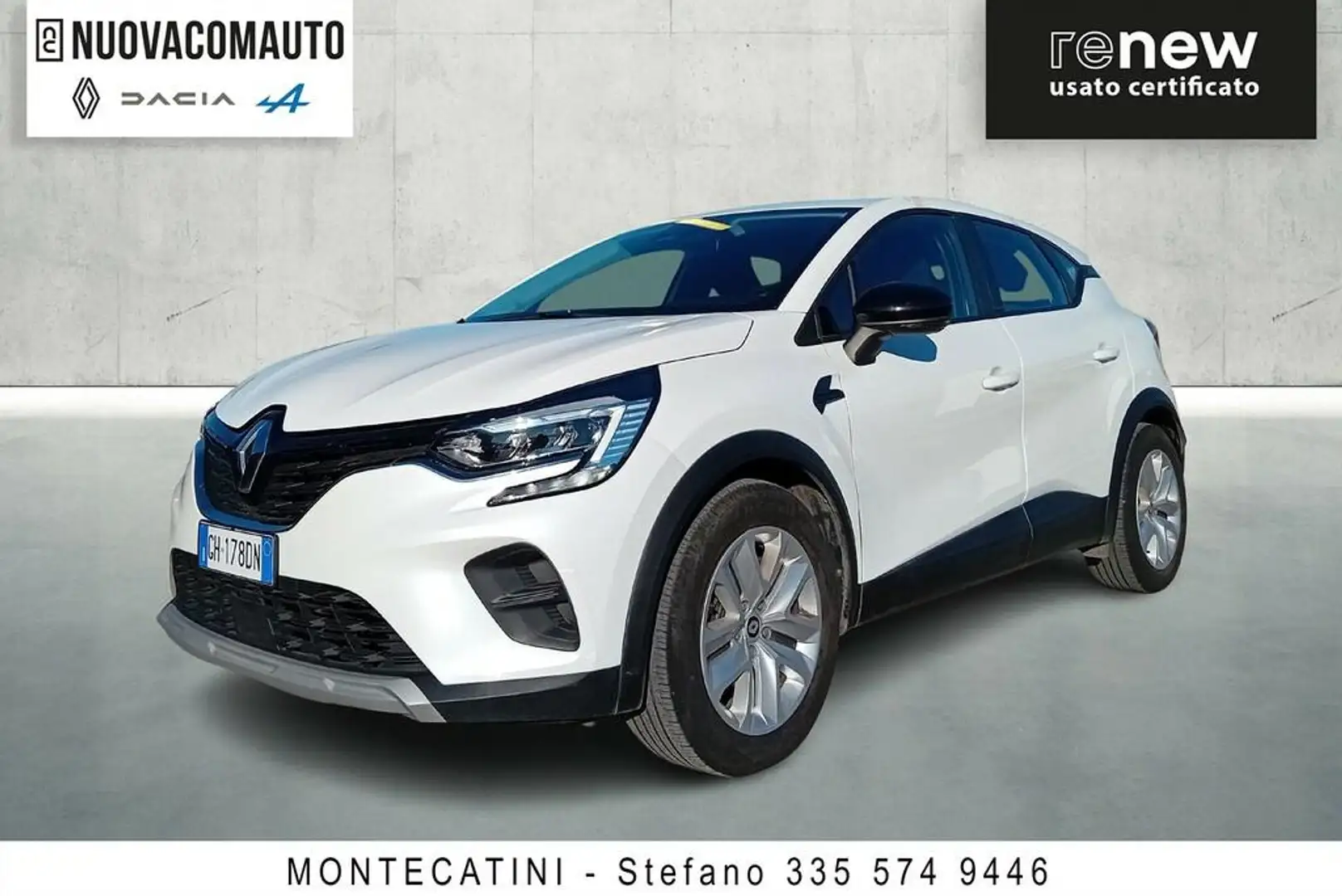 Renault Captur 1.6 hybrid Zen E-Tech 145cv auto Bianco - 1