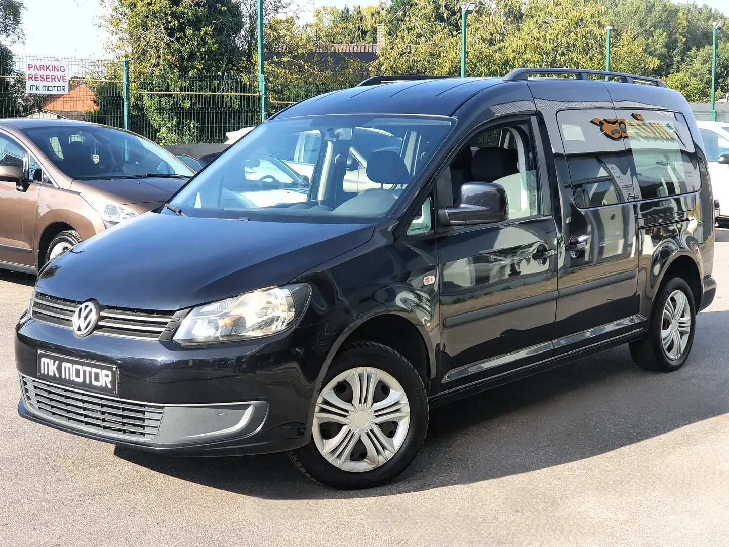 Volkswagen Caddy 🟢1.2 ESSENCE 105CV DOUBLE CABINE - 5 PLACES Nero - 1