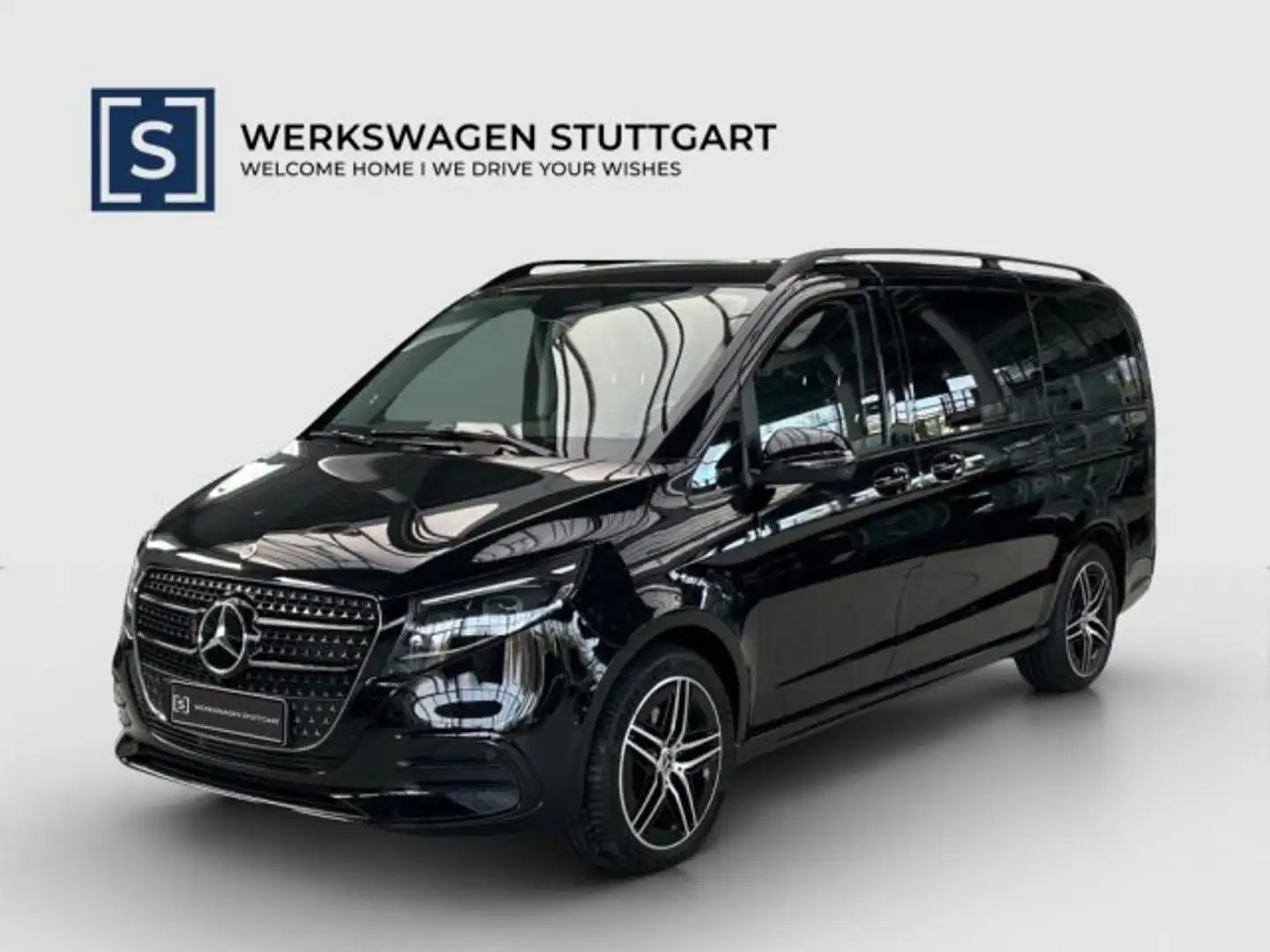 Mercedes-Benz V 300 V 300 d 4MATIC AMG lang NEUE MODELL 7-Sitzer Leder Noir - 1