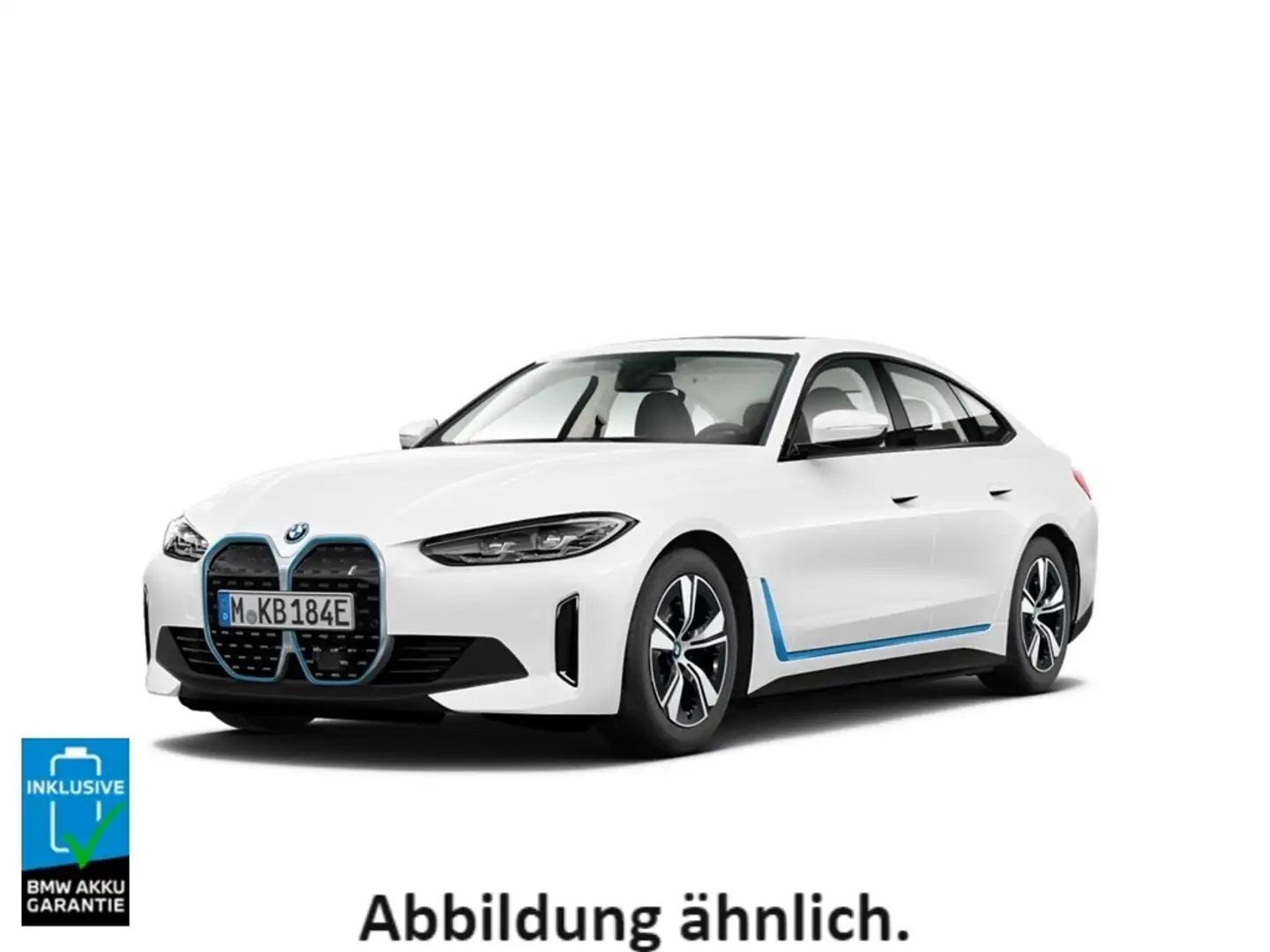 BMW i4 eDrive40 Gran Coupe/AHK/Navigation/Leder Weiß - 1