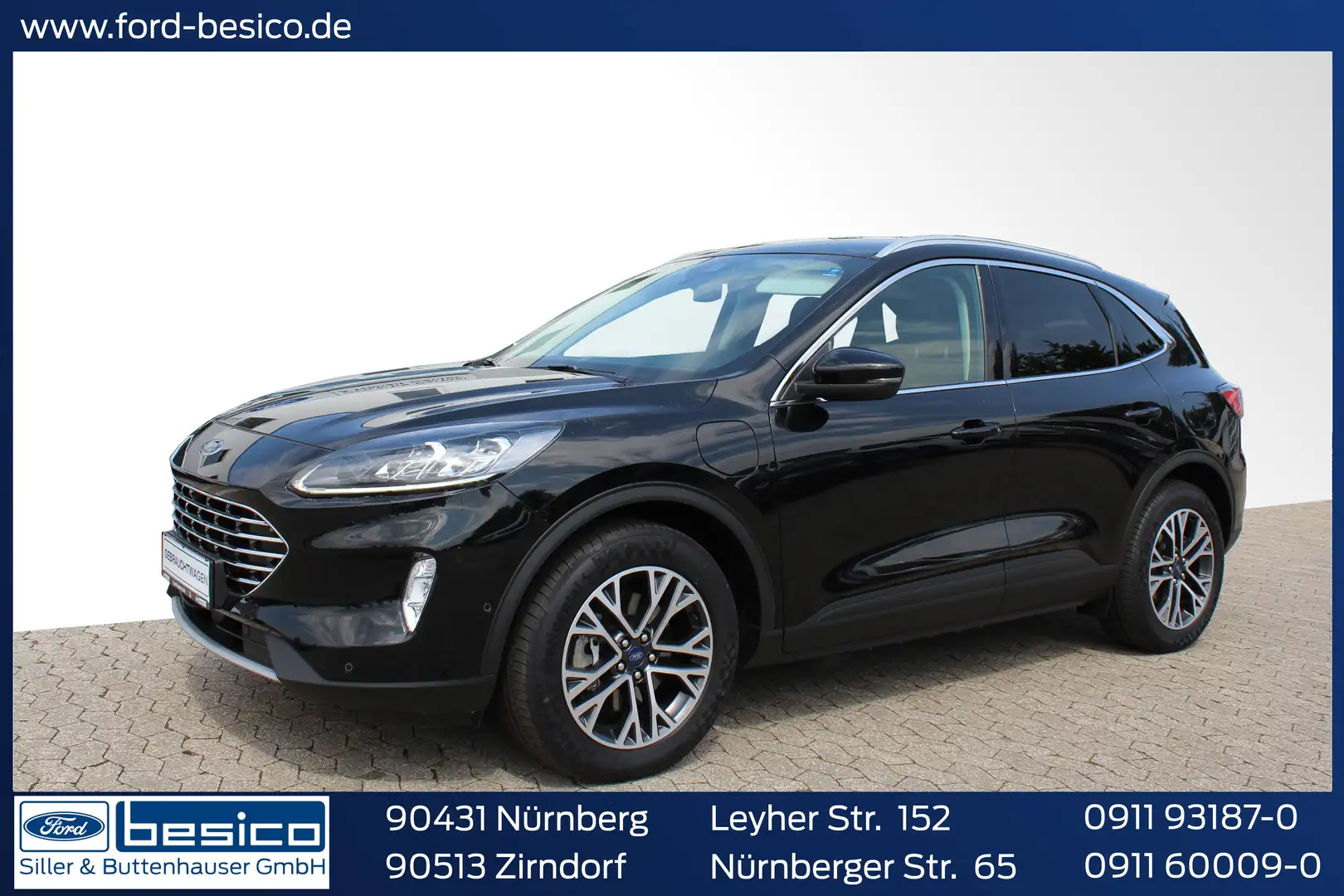 Ford Kuga Titanium X Plug-In Hybrid*ACC*Navi*B&O*Kamera*PDC Schwarz - 1