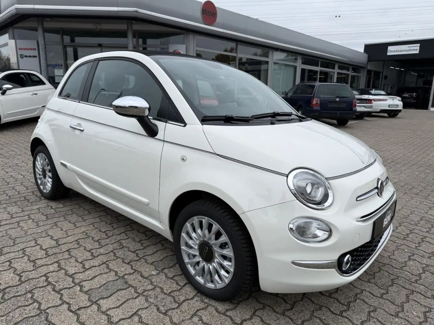 Fiat 500 C 1.0 GSE Hybrid Dolcevita Weiß - 1