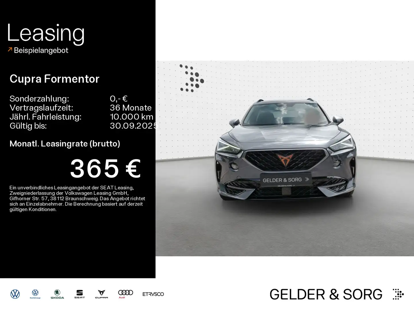 CUPRA Formentor 2.0 TDI RFK*LED*EPH*Navigation*AHK Gris - 1