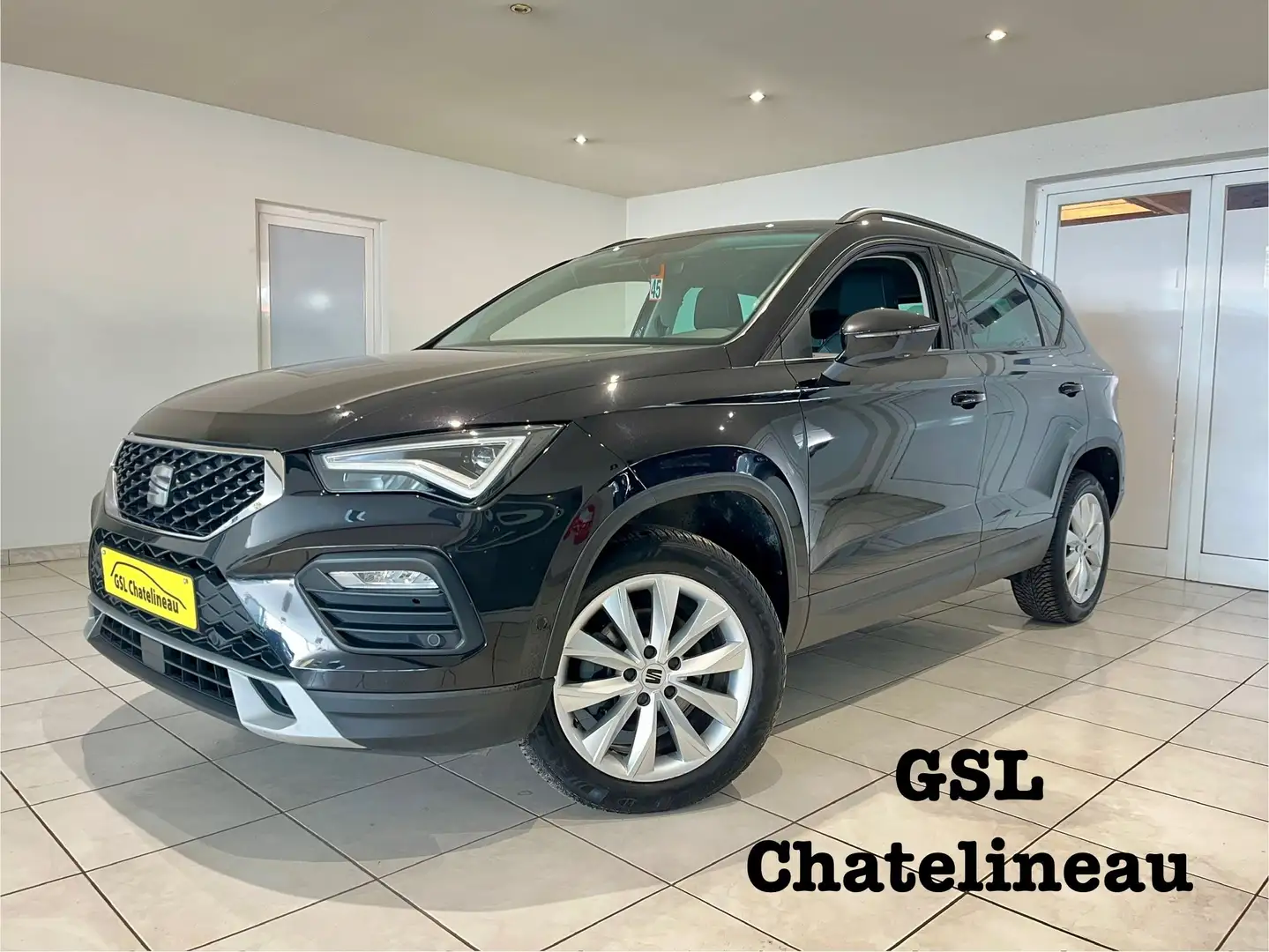 SEAT Ateca 1.0TSI 110cv 2021 Noir Airco/Navi/Cruise/Carplay Zwart - 1