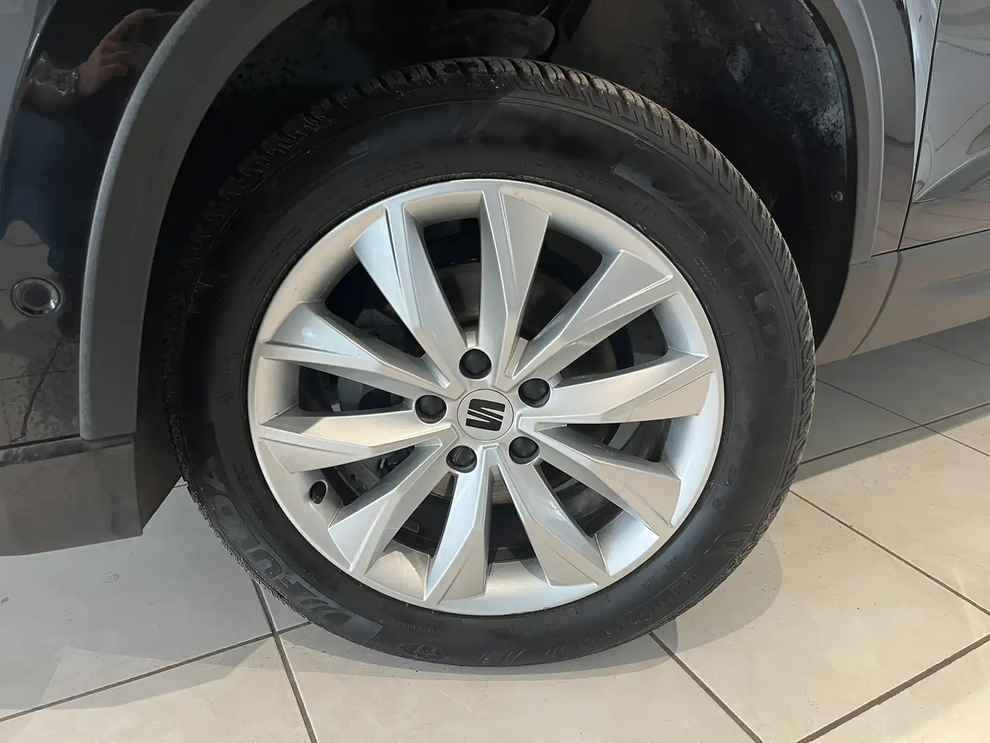 SEAT Ateca 1.0TSI 110cv 2021 Noir Airco/Navi/Cruise/Carplay Zwart - 2