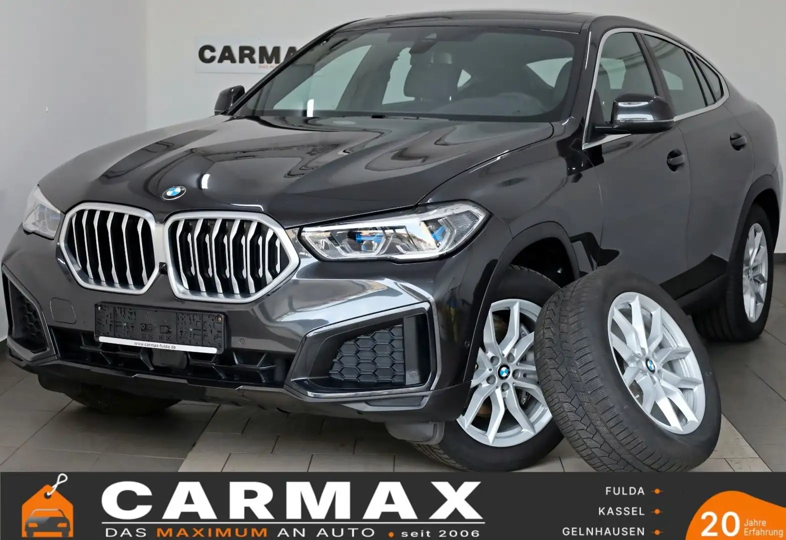 BMW X6 xDrive 30d Leder,Navi,Laser,HUD,PanDach,ParkP Gri - 1