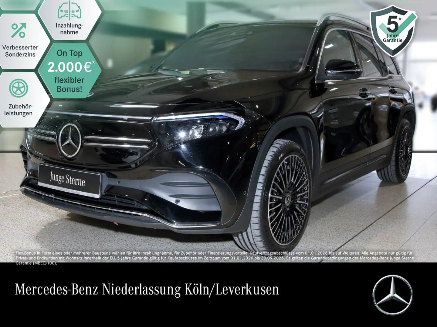 Mercedes-Benz EQB 350 4M AMG+20"+PLUS-PAKET+PANO+360+MEMORY+HUD Noir - 1