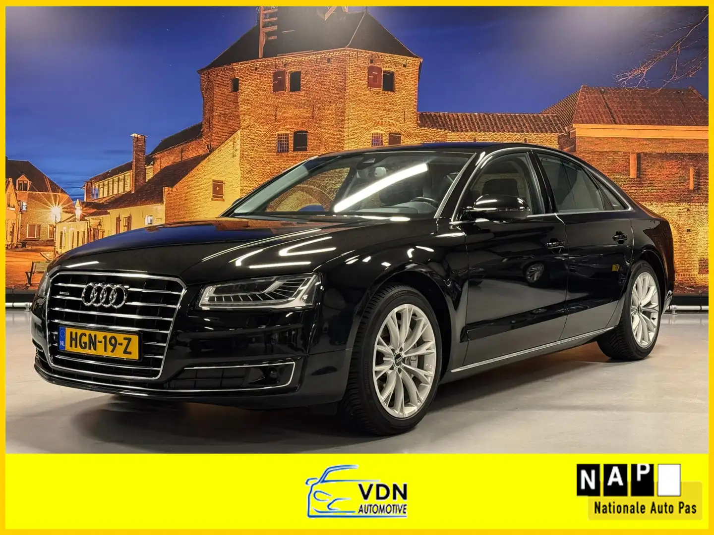 Audi A8 3.0 TDI Quattro Pro Line Automaat Leer HUD LED Černá - 1