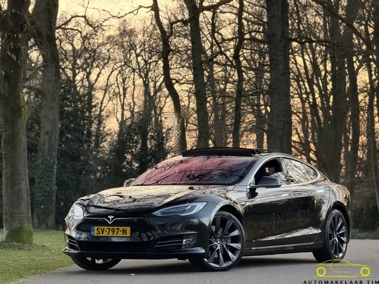 Tesla Model S 100D Autopilot 2.5 / Orig.NL / Pano Zwart - 1