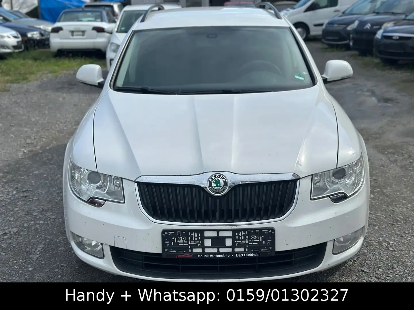 Skoda Superb Combi -2.Hand -Euro5 -Sitzh. -TÜV 07.2026 White - 2