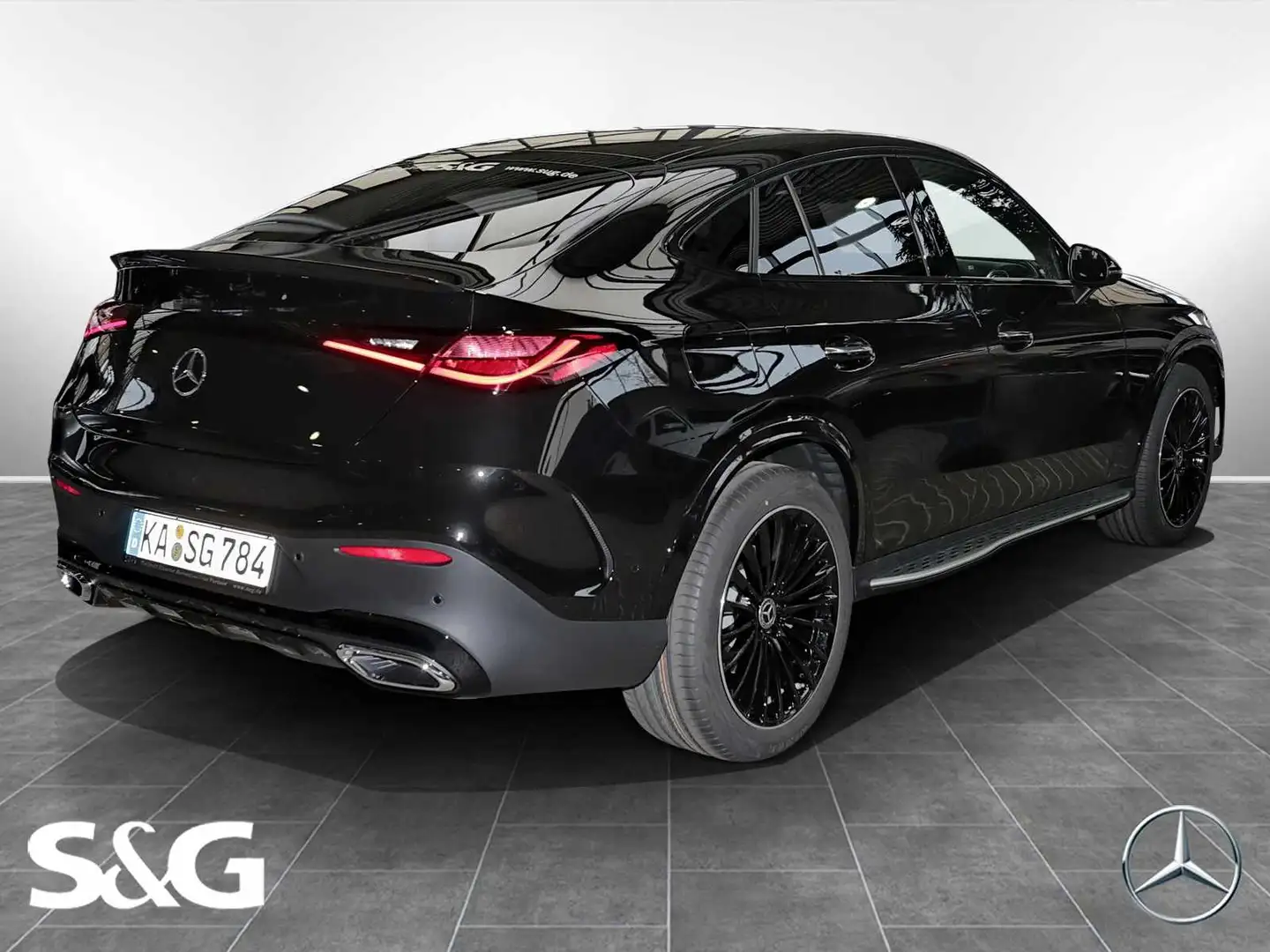 Mercedes-Benz GLC 300 4M Coupé AMG Night+HUD+360°+DIG-LED+AHK Noir - 2