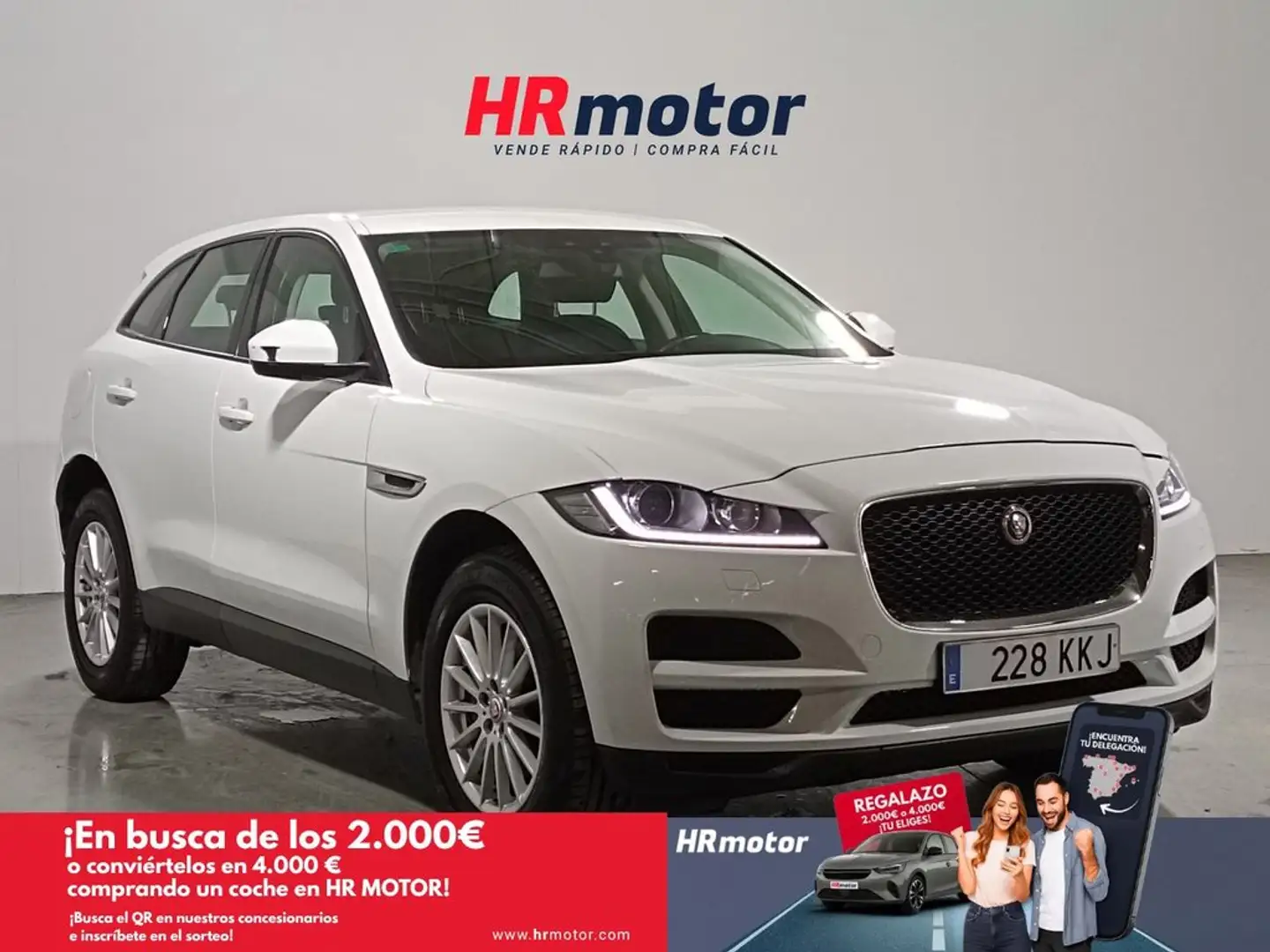 Jaguar F-Pace 2.0i4D Pure RWD 163 Blanc - 1