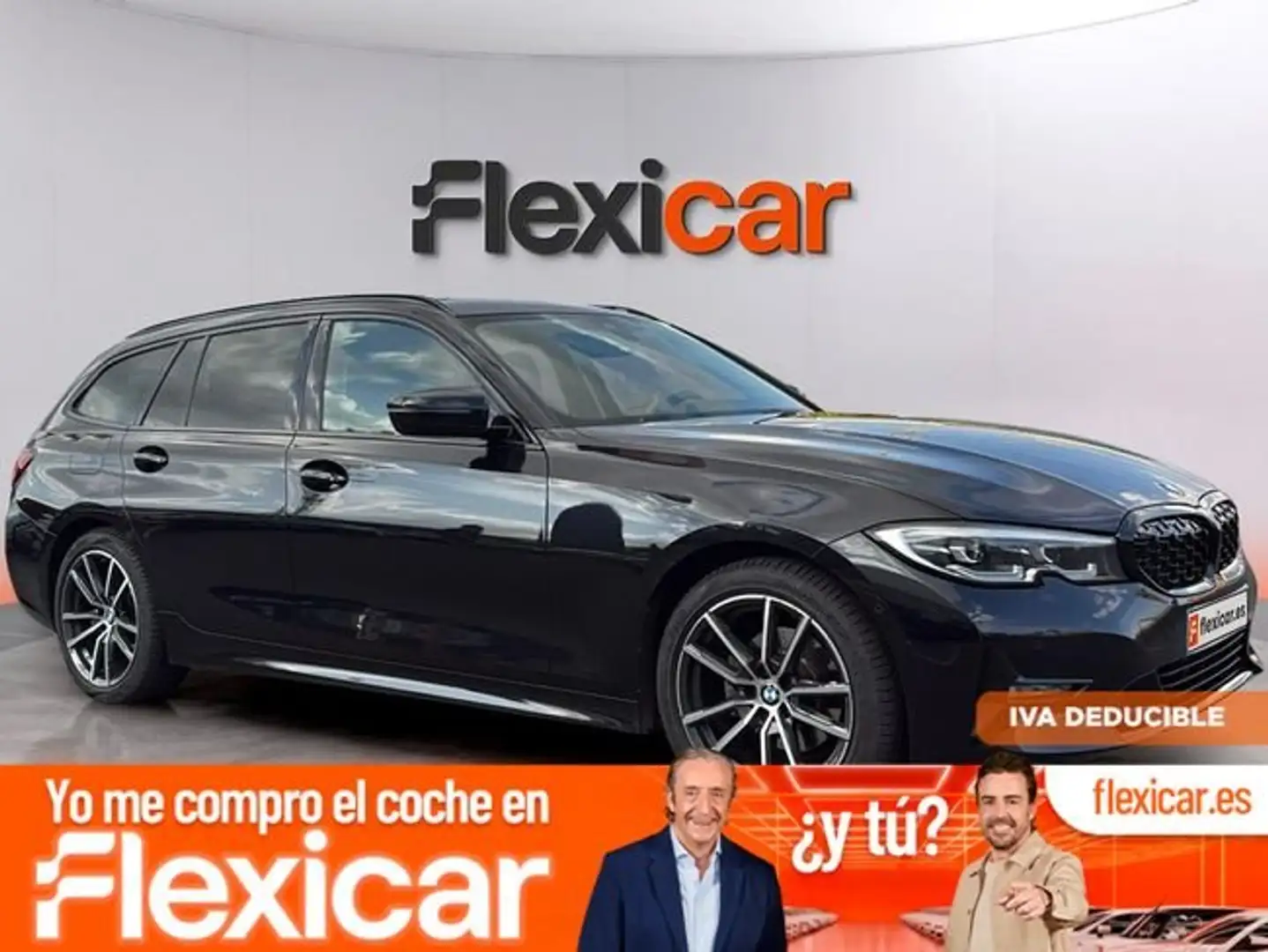 BMW 320 320d Auto.Touring Negro - 1