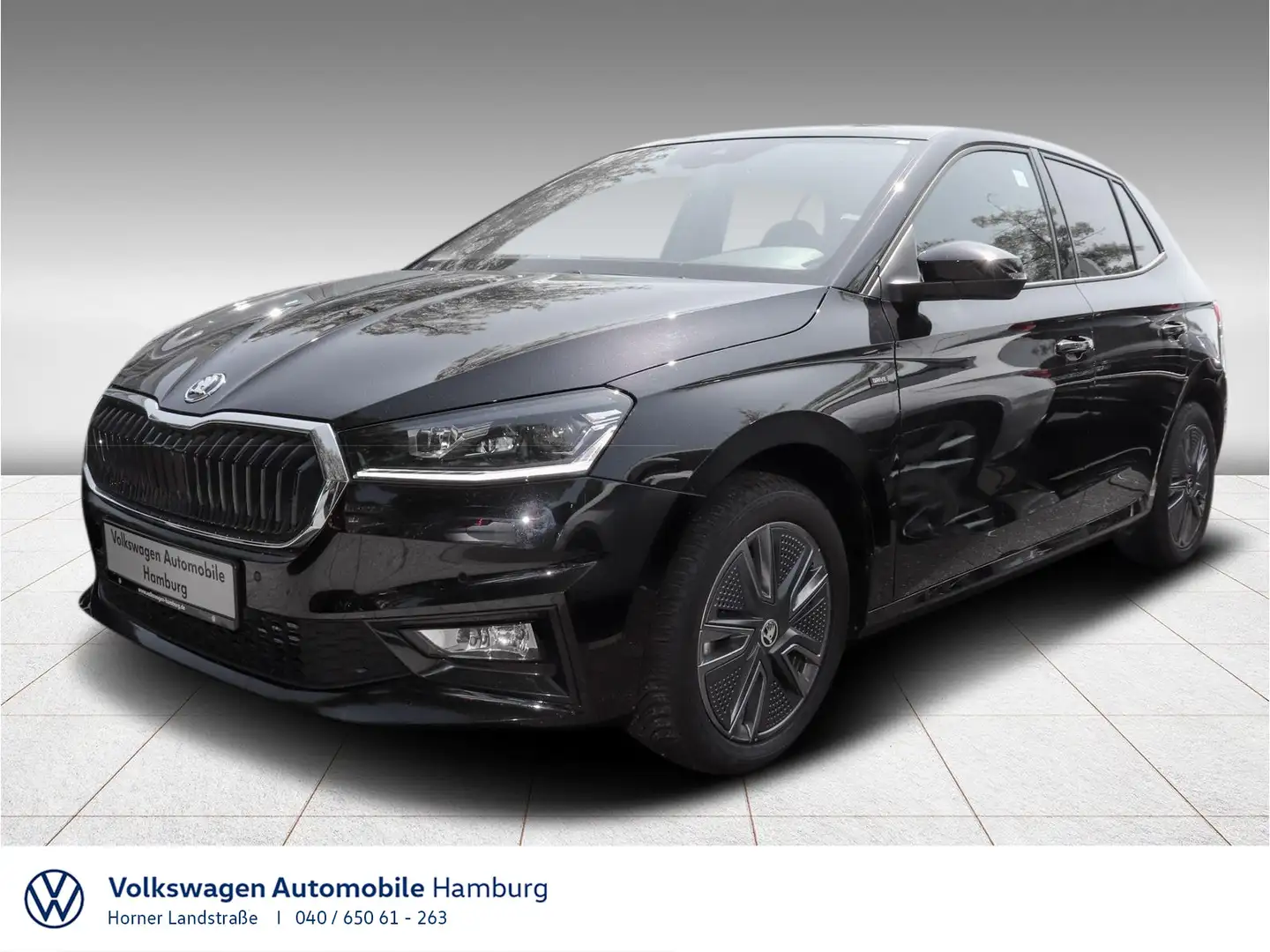 Skoda Fabia 1.0 TSI Selection DSG LED PDC Klima Schwarz - 1