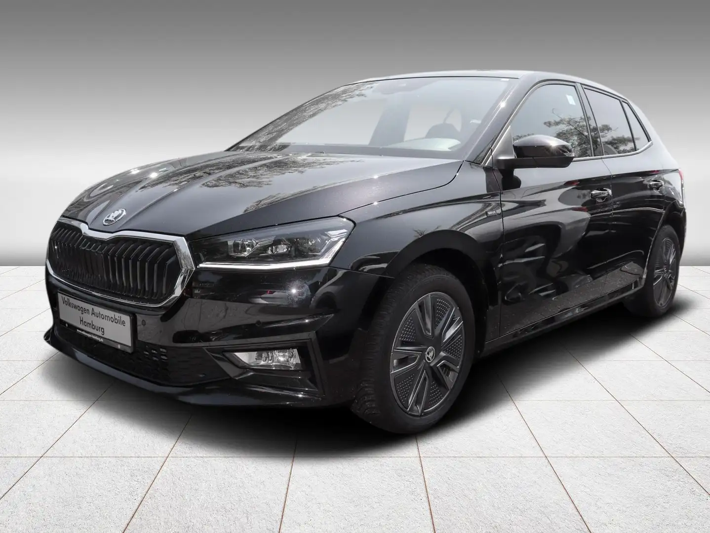 Skoda Fabia 1.0 TSI Selection DSG LED PDC Klima Schwarz - 2