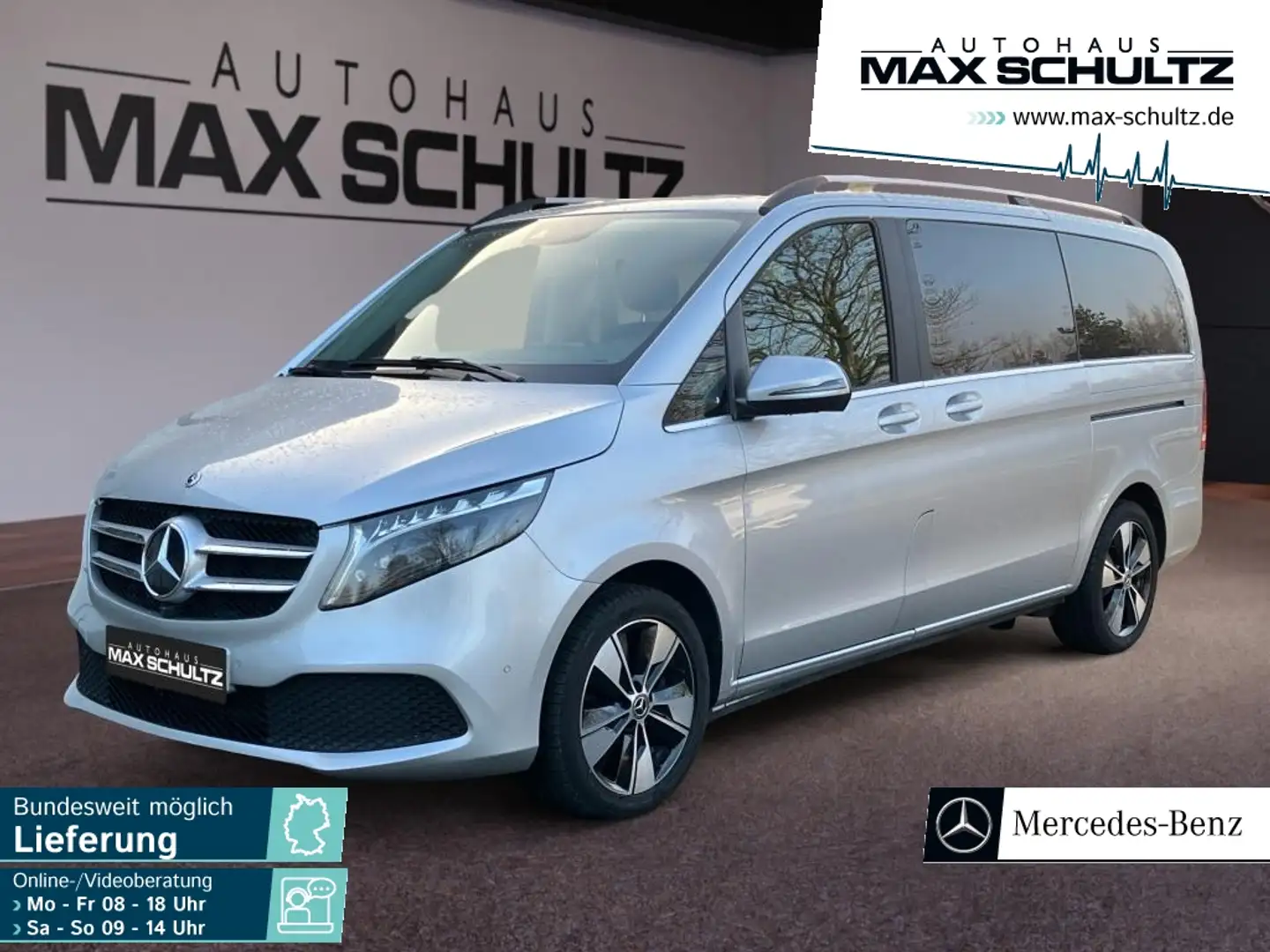 Mercedes-Benz V 300 d lang 4x2 * Avantgarde Edition Airmatic Zilver - 1