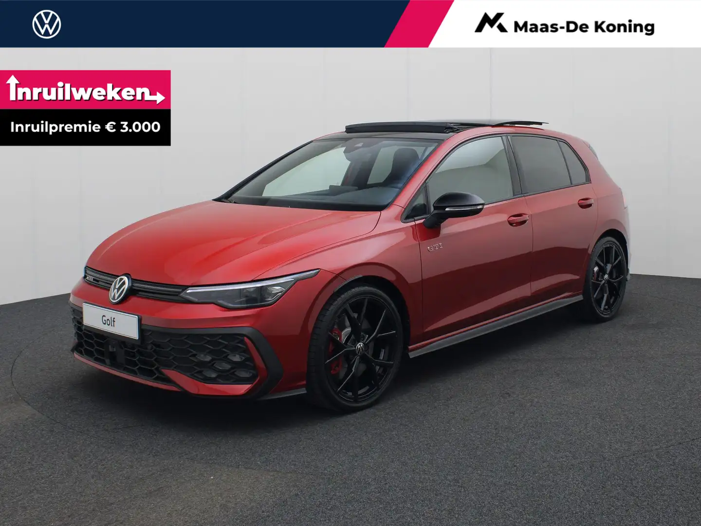 Volkswagen Golf GTI 2.0TSI/265PK Blackstyle DSG · Panoramadak · 19'' E Rojo - 1