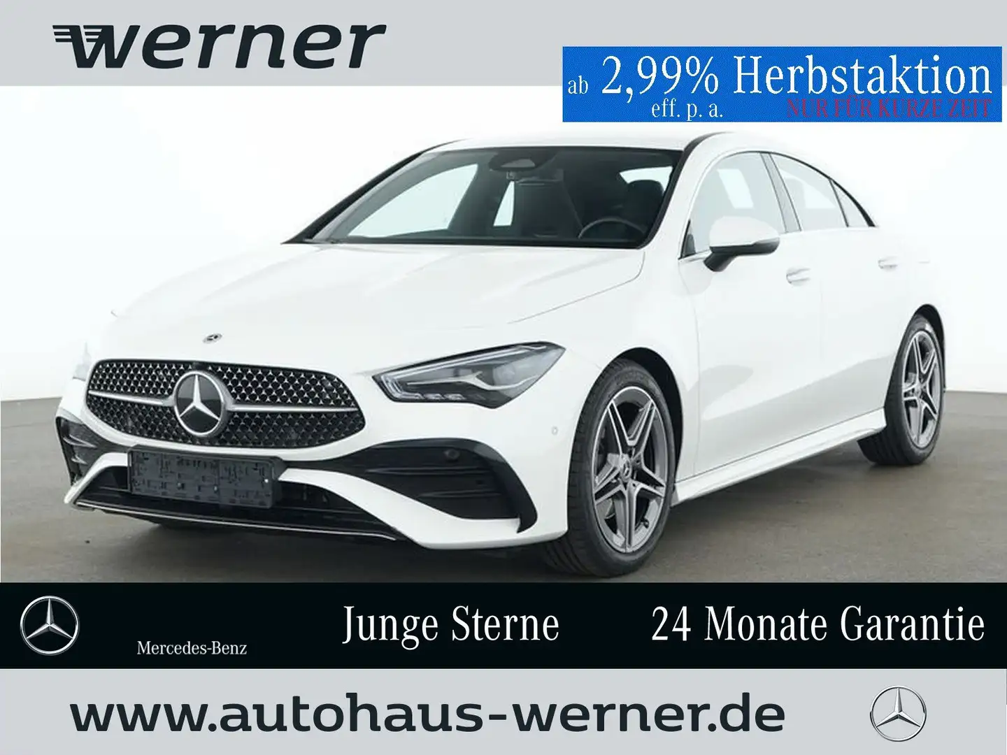 Mercedes-Benz CLA 180 AMG-ADV+ KEYLGO WINTER VZA KAMERA AMBIEN Bianco - 1