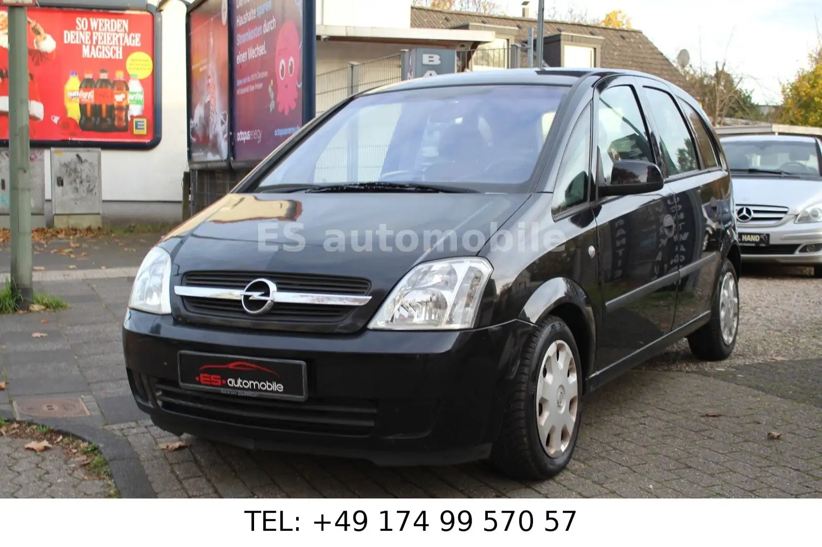 Opel Meriva 1.6 **TÜV / Klima / AHK** Zwart - 2