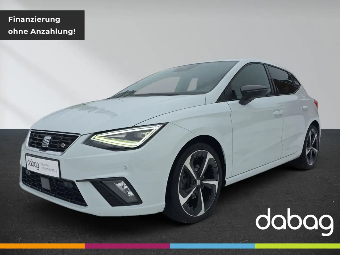 SEAT Ibiza 1.0 TSI DSG FR-Line ACC LED SHZ Carplay Weiß - 1