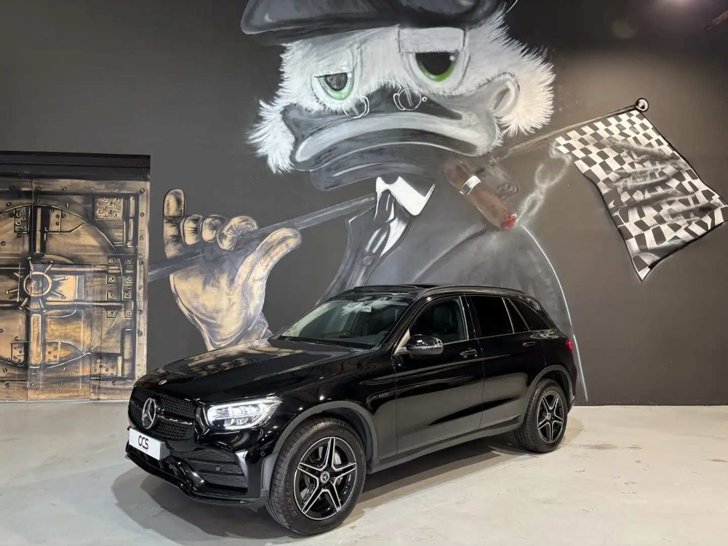 Mercedes-Benz GLC 300 300 E AMG Line 4Matic Toit Ouvrant 1ere Main Noir - 1