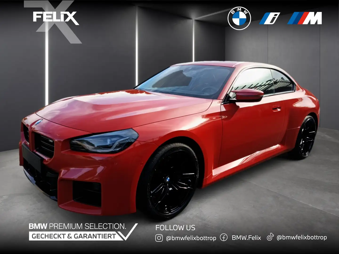 BMW M2 Coupé M DKG+GLASDACH+HARMAN/KARDON+LIVE COCKPIT PR Rojo - 1