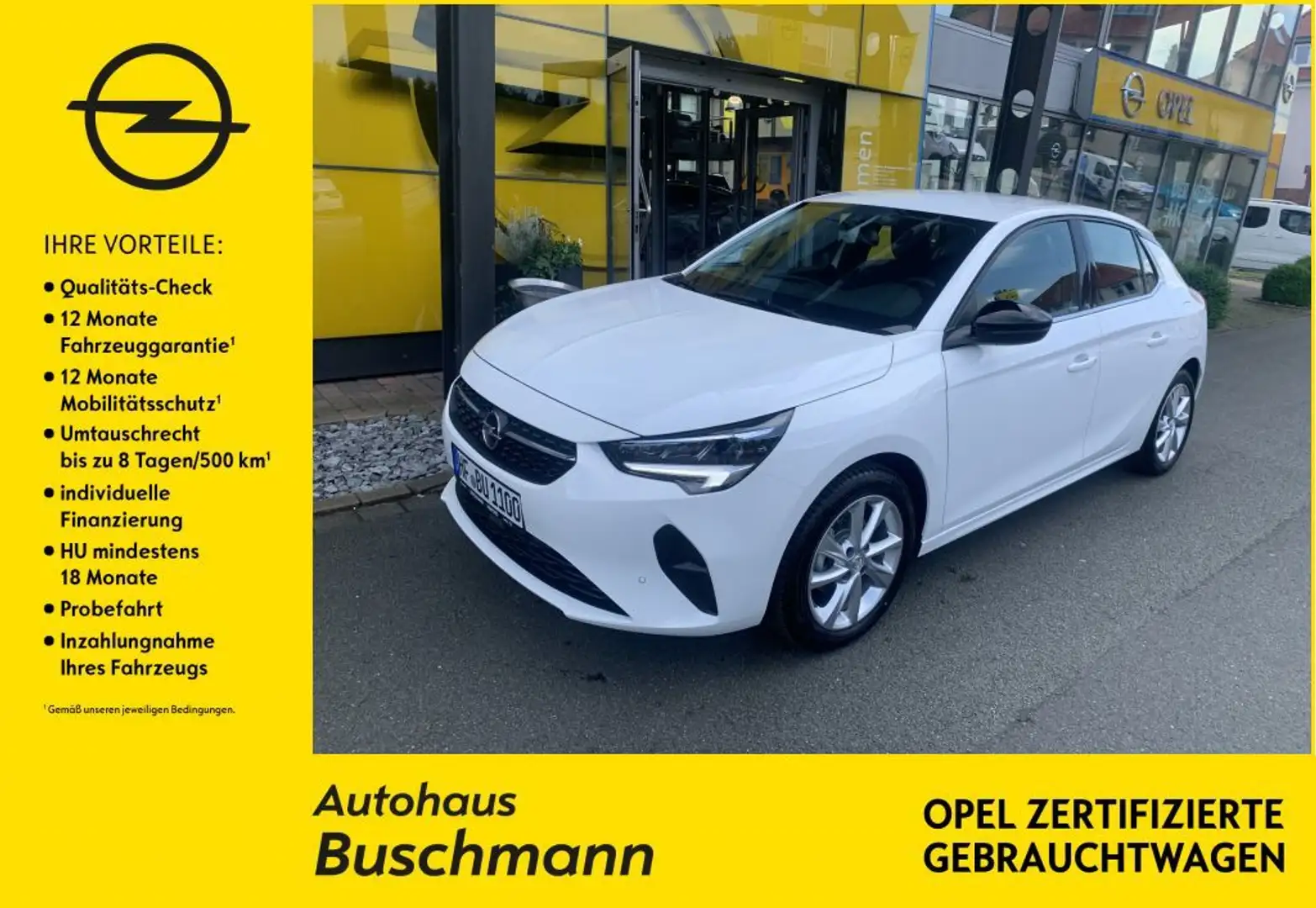 Opel Corsa 1.2 Start/Stop Elegance Blanc - 1