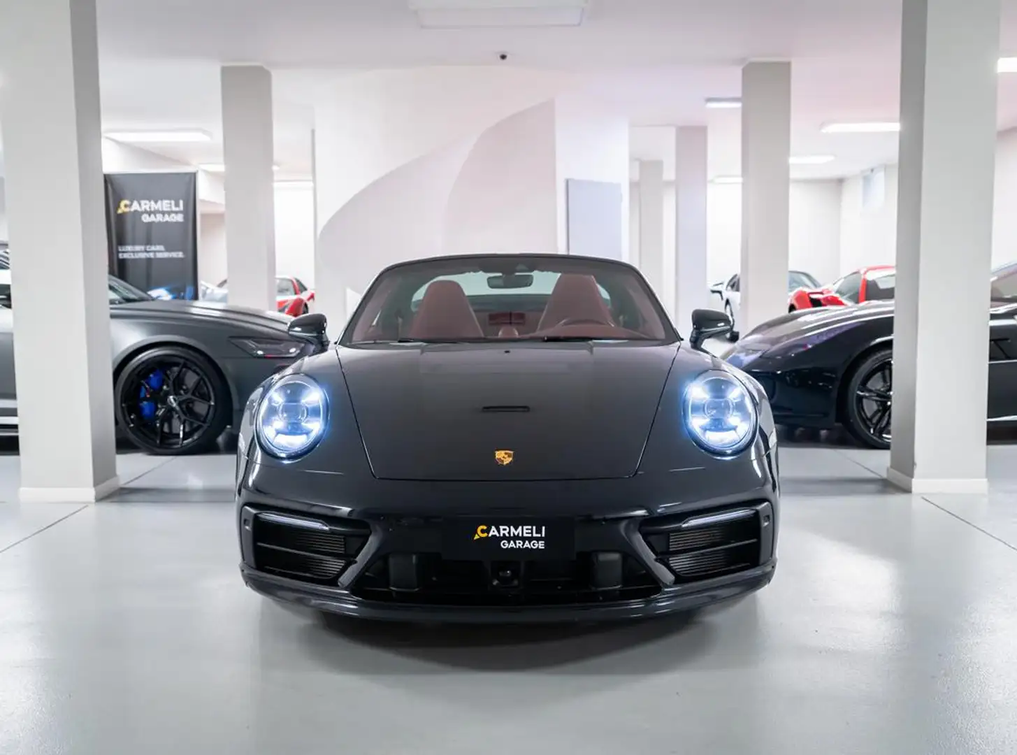 Porsche 911 992 Targa 4S -ASSE STERZANTE-SCARICO SPORT-PACK Nero - 2