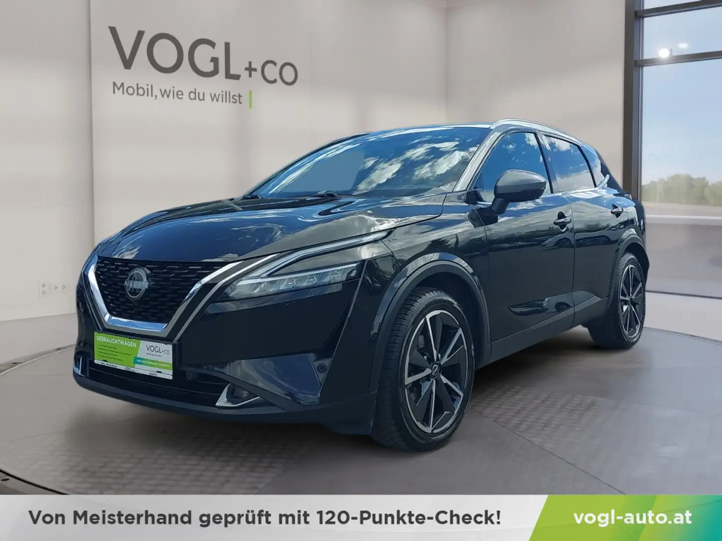 Nissan Qashqai Tekna 1.3 DIG-T MHEV 4x4 Aut. Schwarz - 1