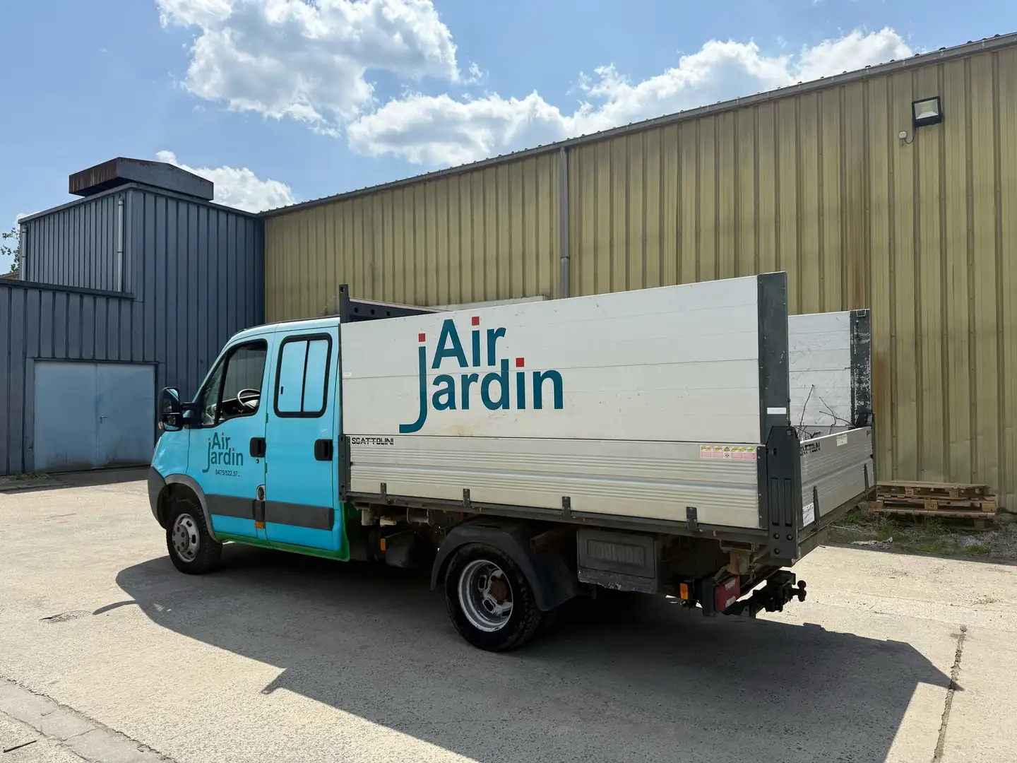 Iveco Daily 40C15 3.0L automatique 3X kiper 051.000km original Groen - 2