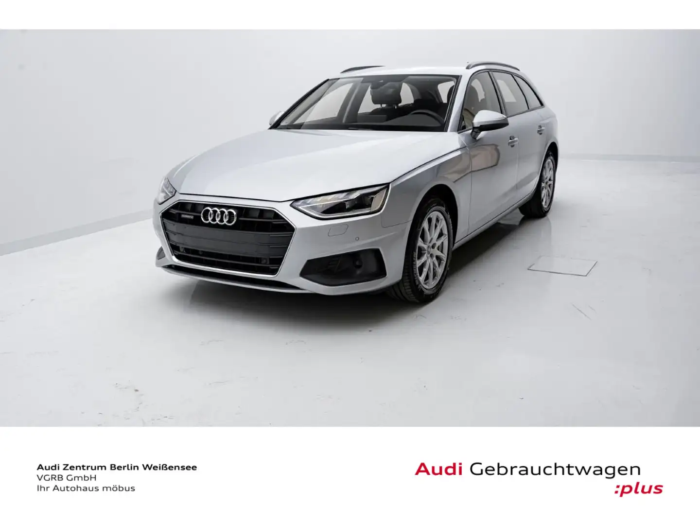 Audi A4 40 TDI S-TRO*QUA*AHK*ACC*RFK*LED*MFL** Silber - 2