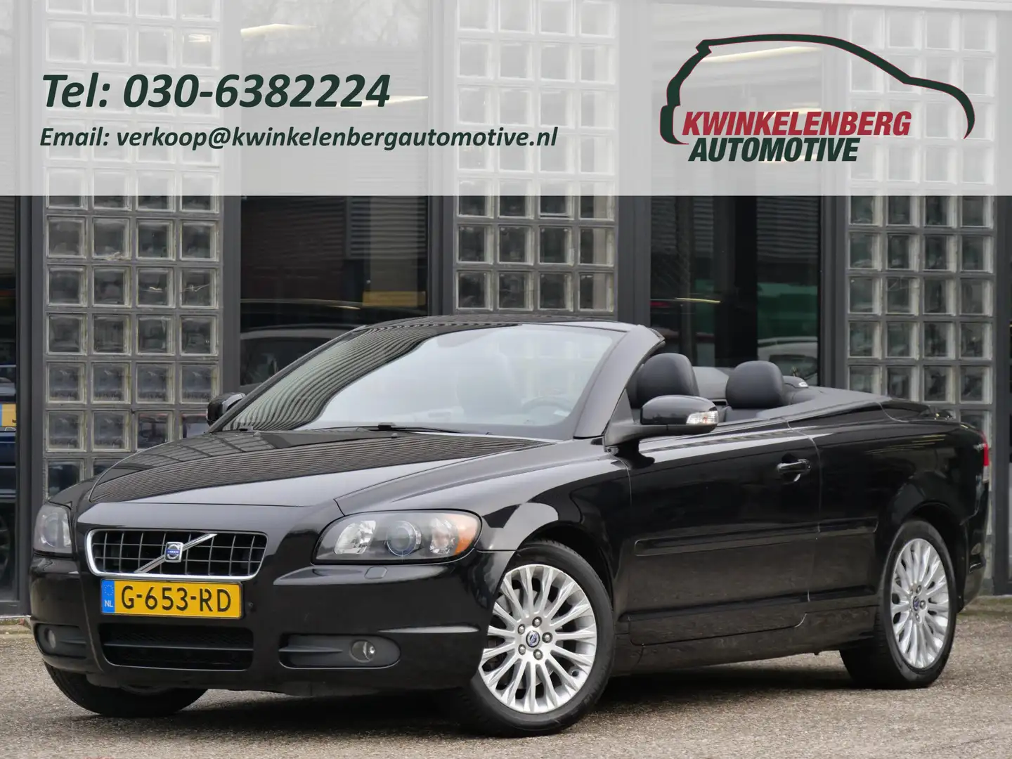 Volvo C70 2.4 170PK SUMMUM/ LEER/ HP AUDIO/ XENON Negro - 1
