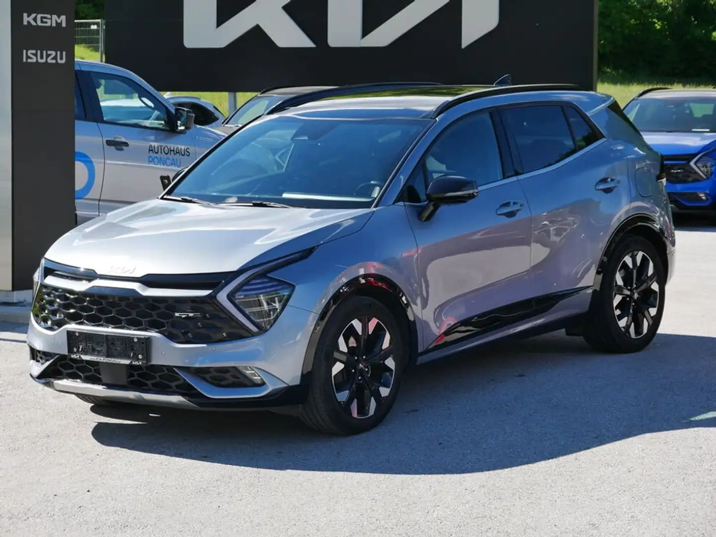 Kia Sportage 1,6 TGDI 48V GT-Line AWD DCT+Standheizung Grau - 1