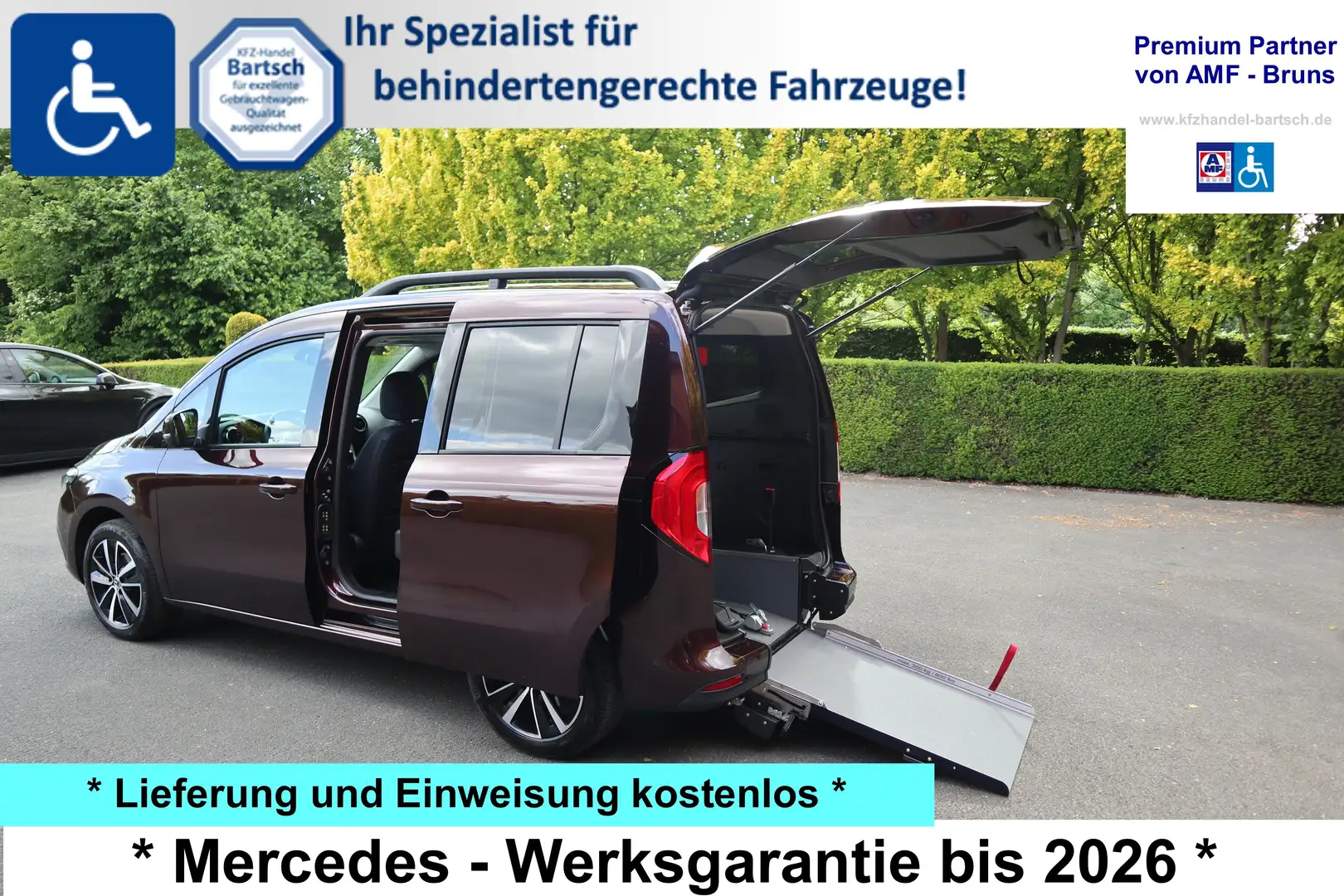Mercedes-Benz T-Class Automatik*rollstuhlgerecht*5.Sitzer*Wenderampe* Rood - 1