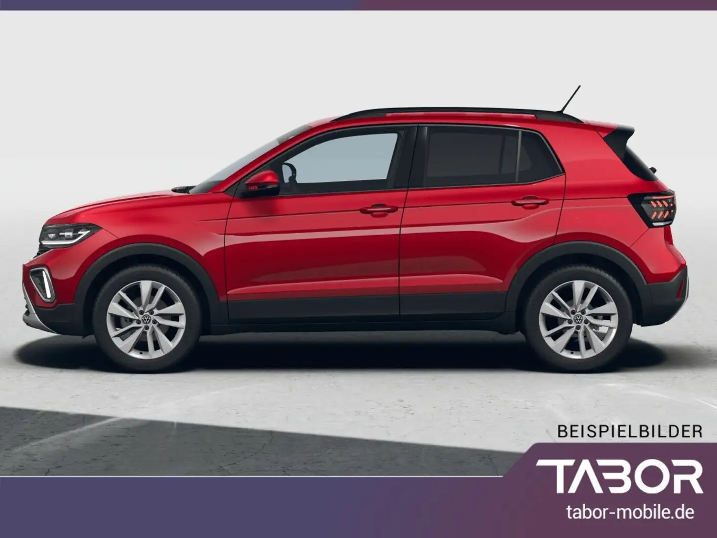Volkswagen T-Cross 1.0 TSI 115 DSG Matrix 17Z IQ.Drive SHZ Rood - 2
