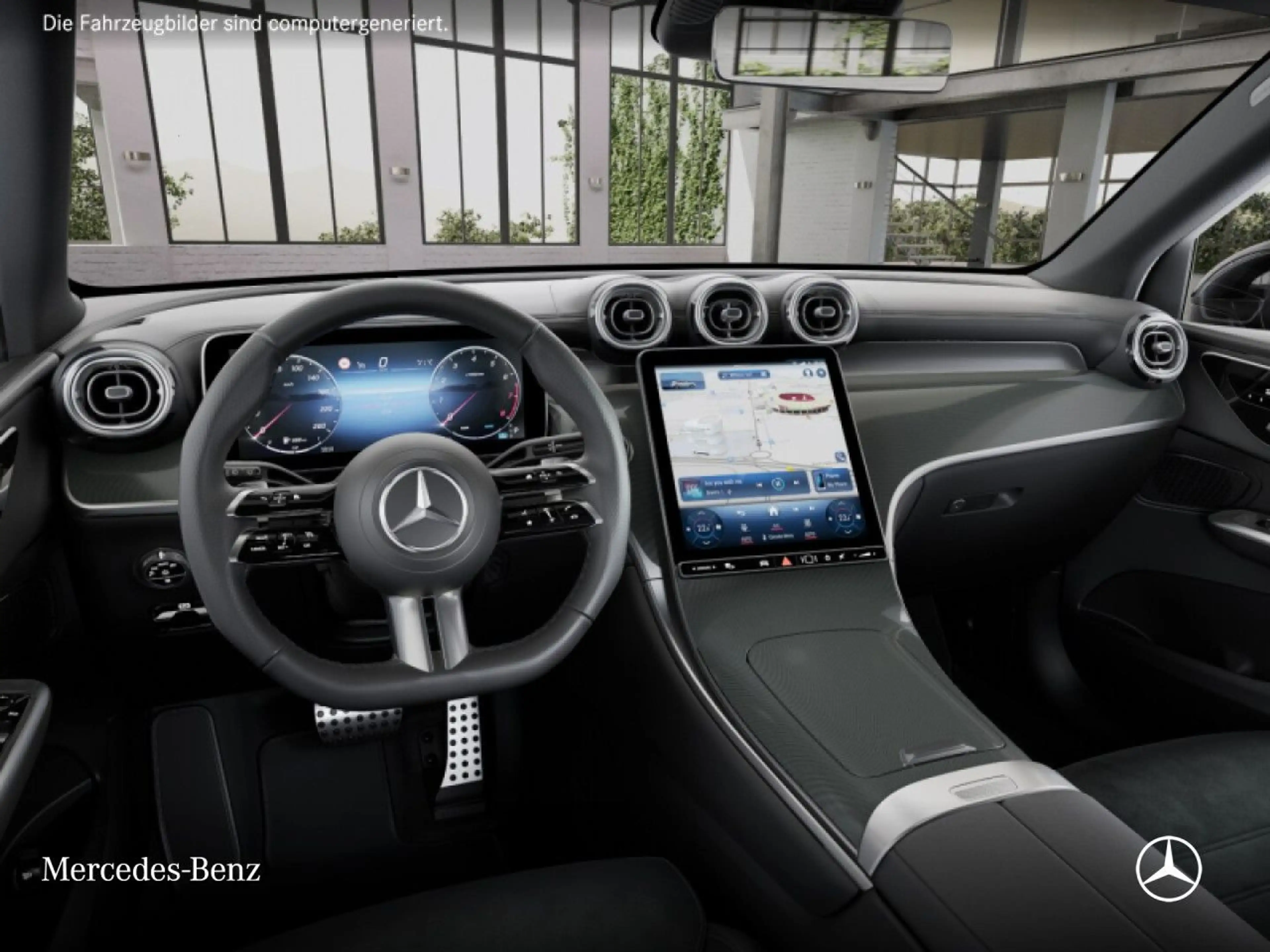 Mercedes-Benz GLC 200 4M AMG+NIGHT+PANO+360+LED+TOTW+KEYLESS+9G — photo 9