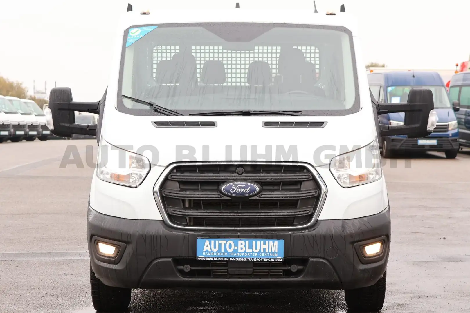 Ford Transit 350-EB Doka L3 + Stdhzg 6-Sitze AHK 3,0T Weiß - 2