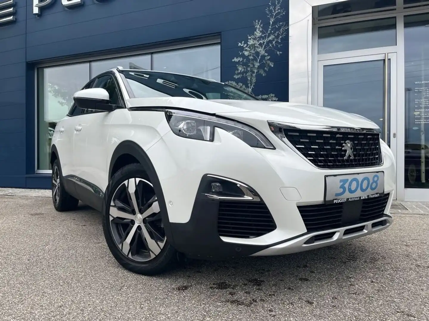 Peugeot 3008 GT Line BHDI130 EAT8 AHK Vor&Rückkamera Weiß - 2