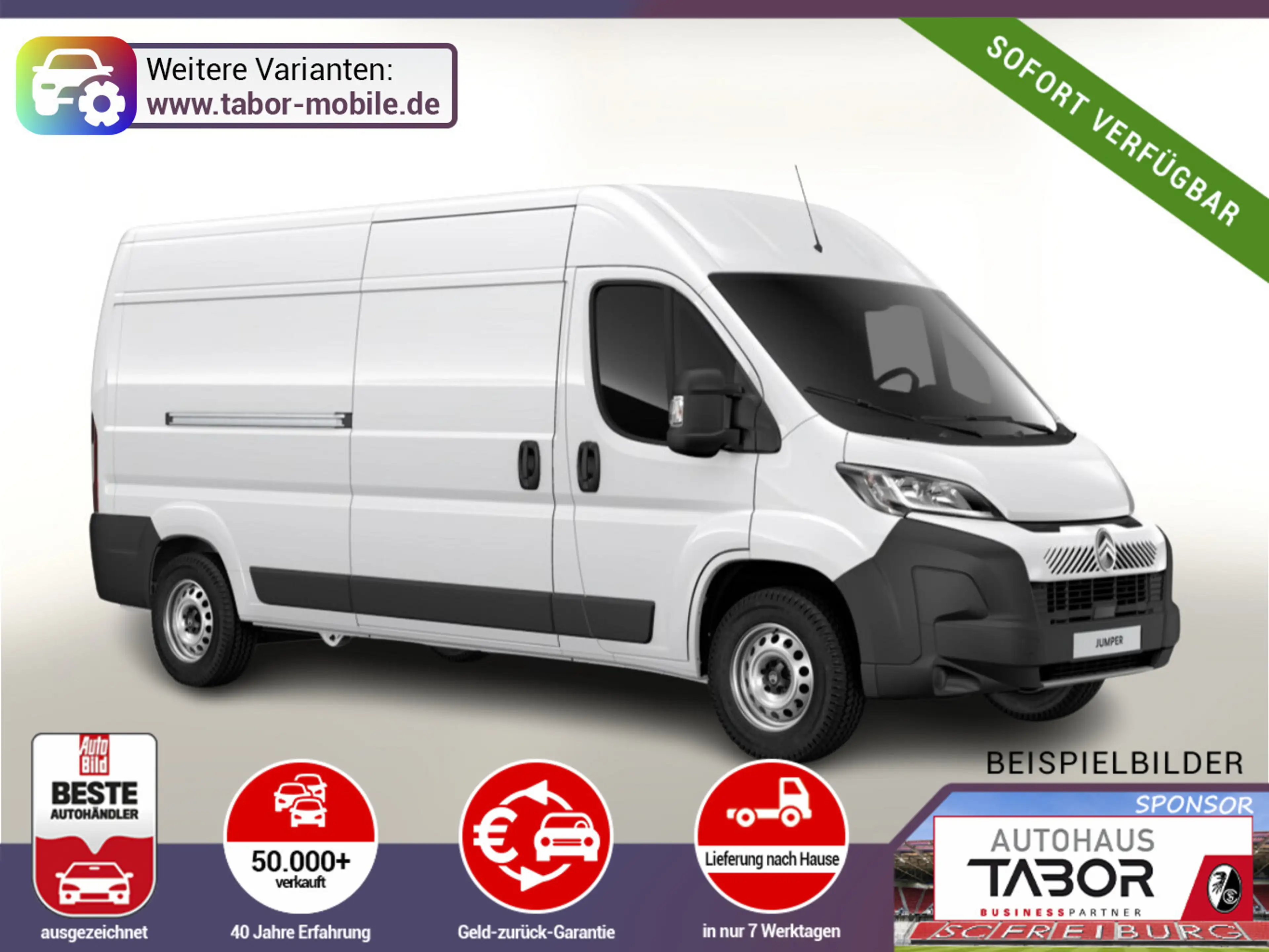 Citroen Jumper 35+ L3H2 CarPlay CargoP PremiumC UVP-41%*