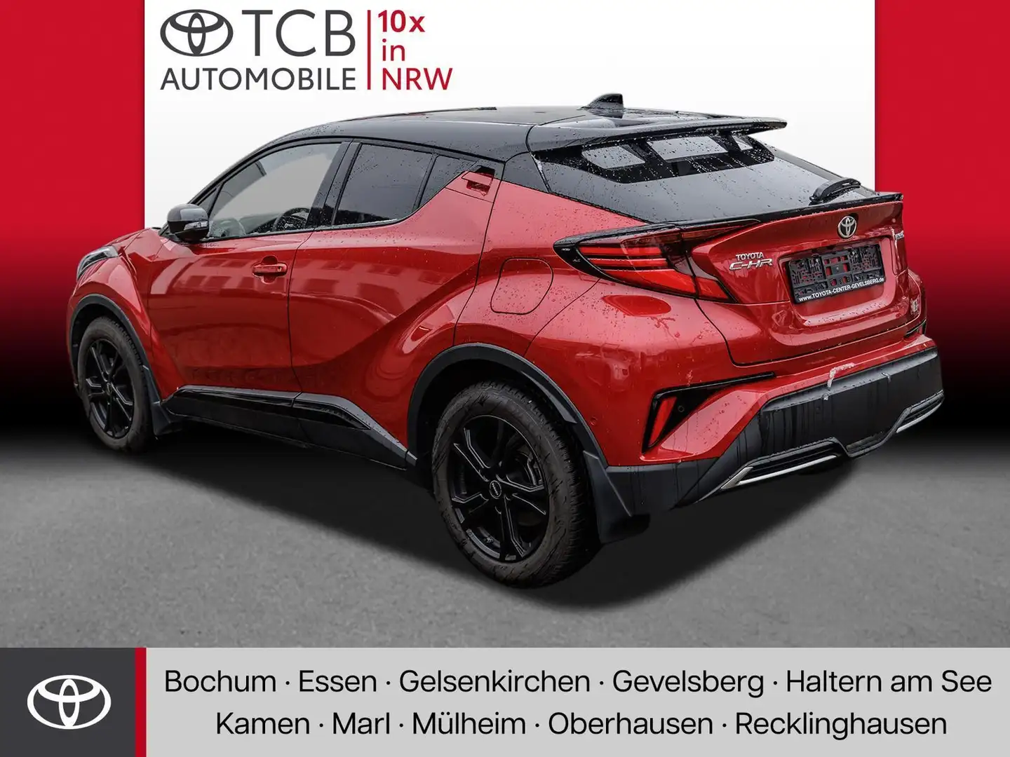 Toyota C-HR 2.0 Hybrid GR Sport inkl.W-RÄDER ALU Rood - 2