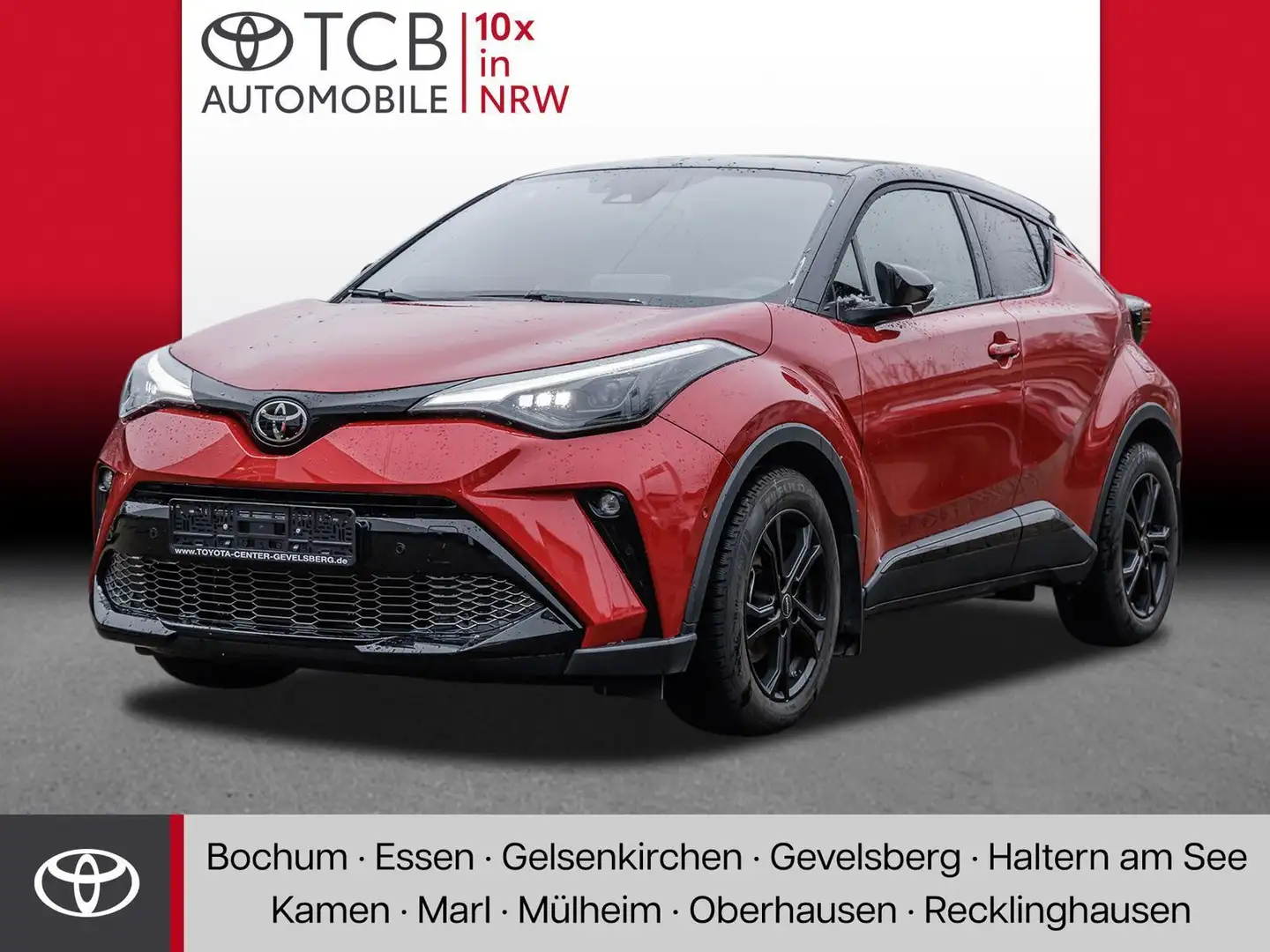 Toyota C-HR 2.0 Hybrid GR Sport inkl.W-RÄDER ALU Rosso - 1