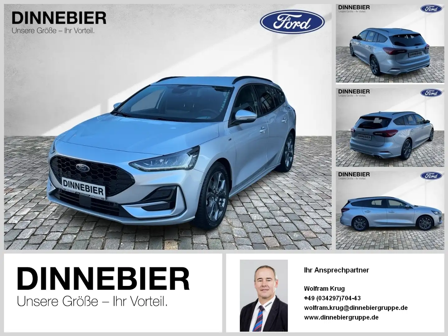 Ford Focus ST-Line X LED+AHK+Kamera+Winterpaket Argent - 1