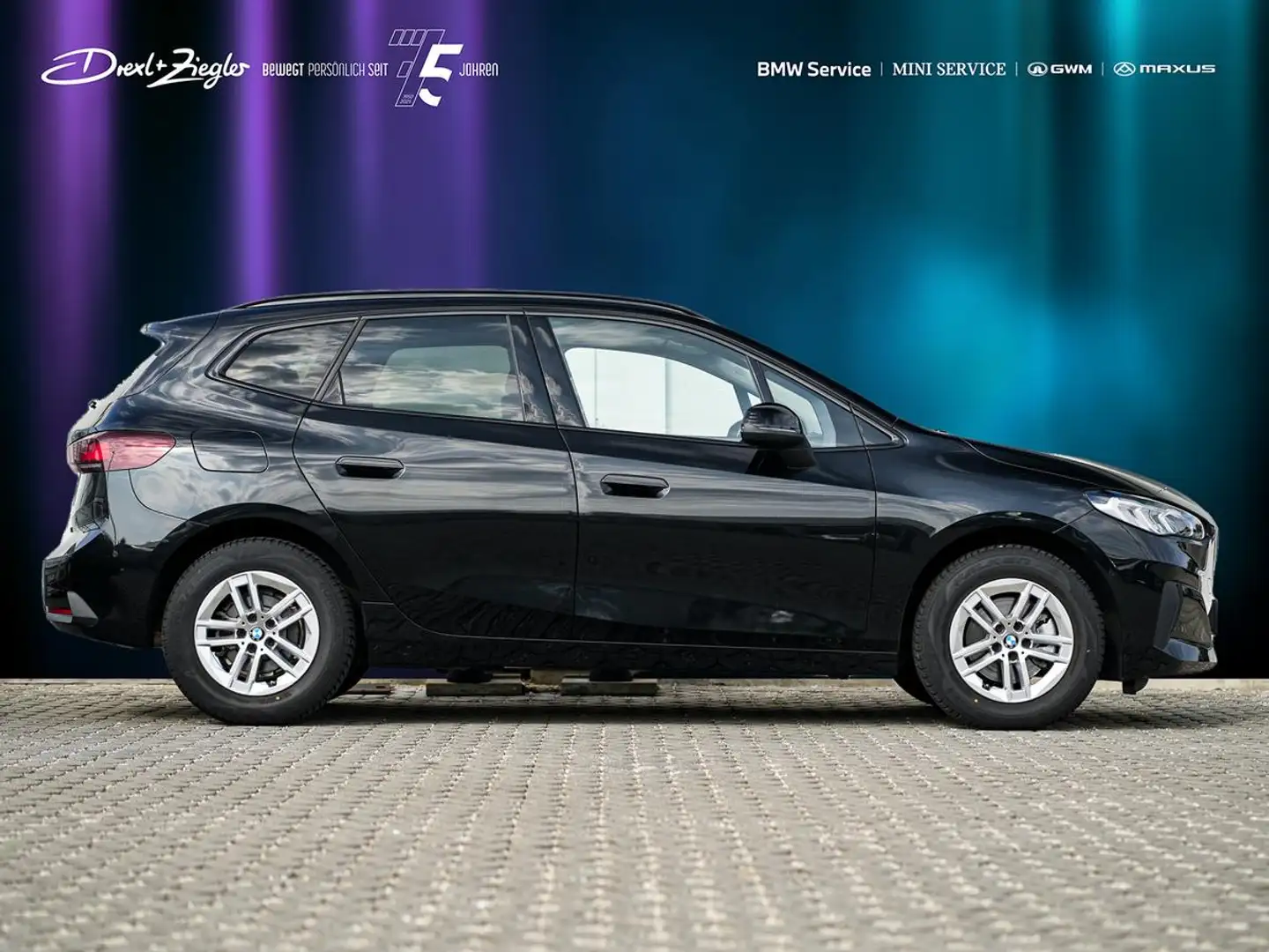 BMW 218 218i Active Tourer Travel GSD AHK LKH RFK M Dach Schwarz - 2