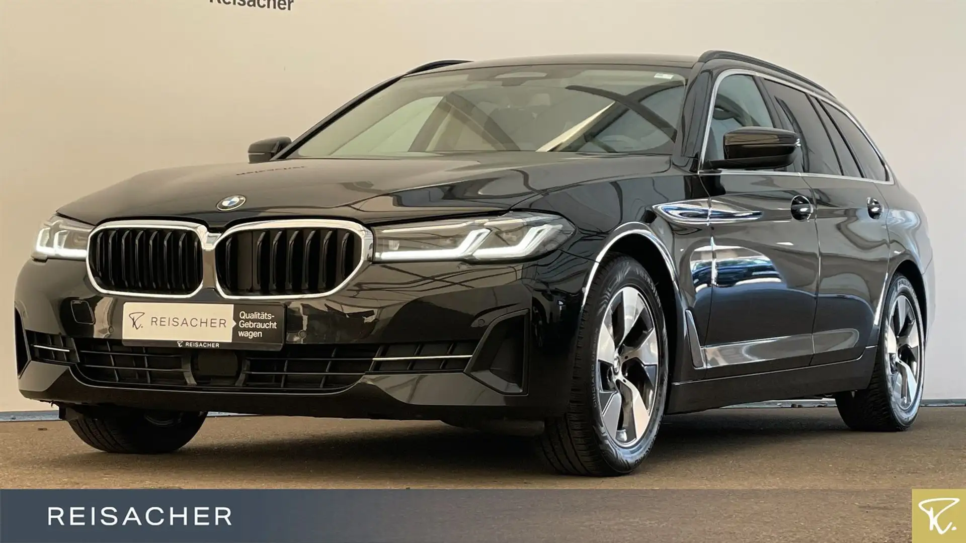 BMW 520 d A Tou LCPro Laser RFK PDC ACC HuD HiFi 17" Zwart - 1