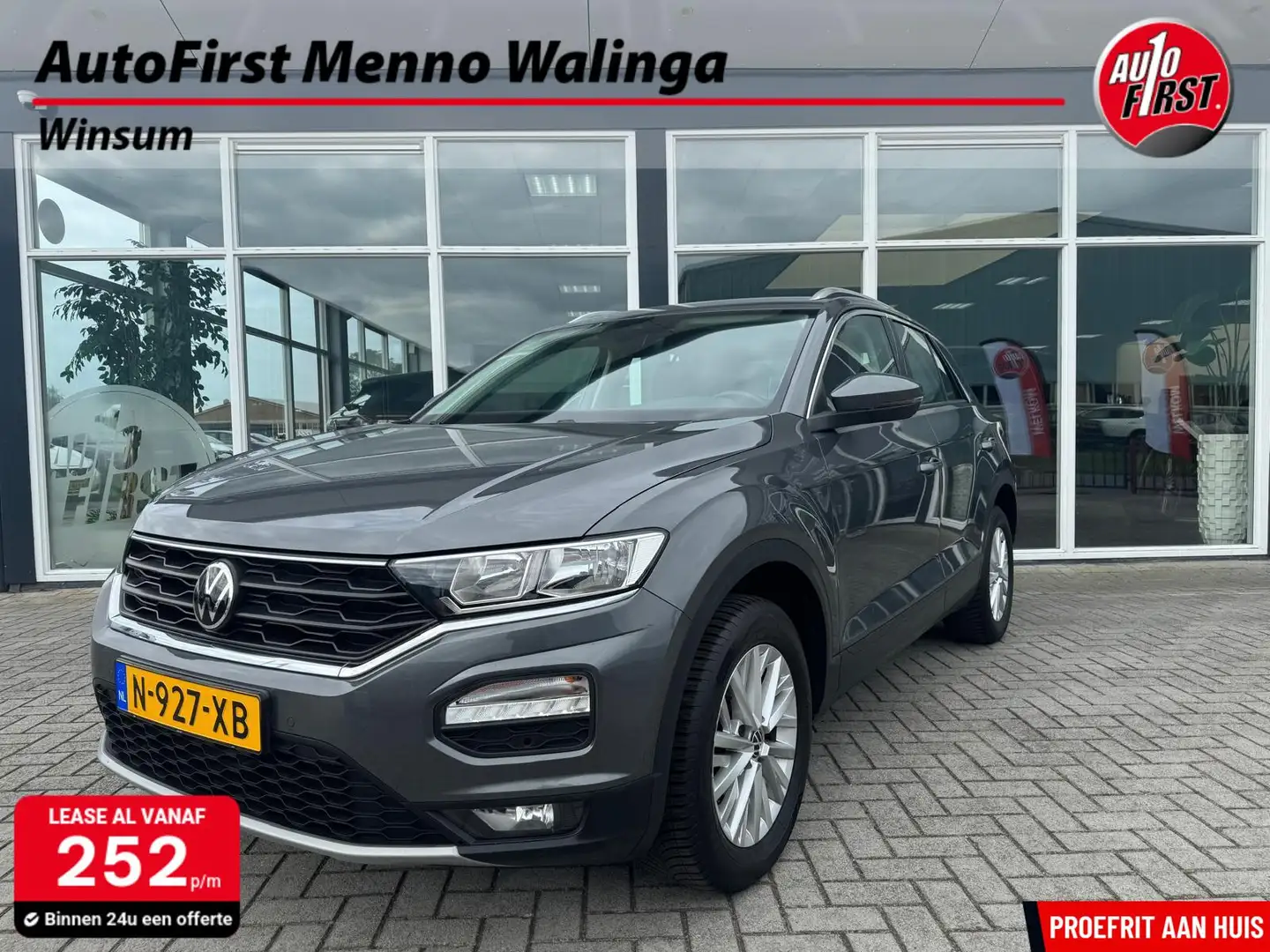 Volkswagen T-Roc 1.0 TSI Style | Adaptive Cruise Control | Climate Grijs - 1