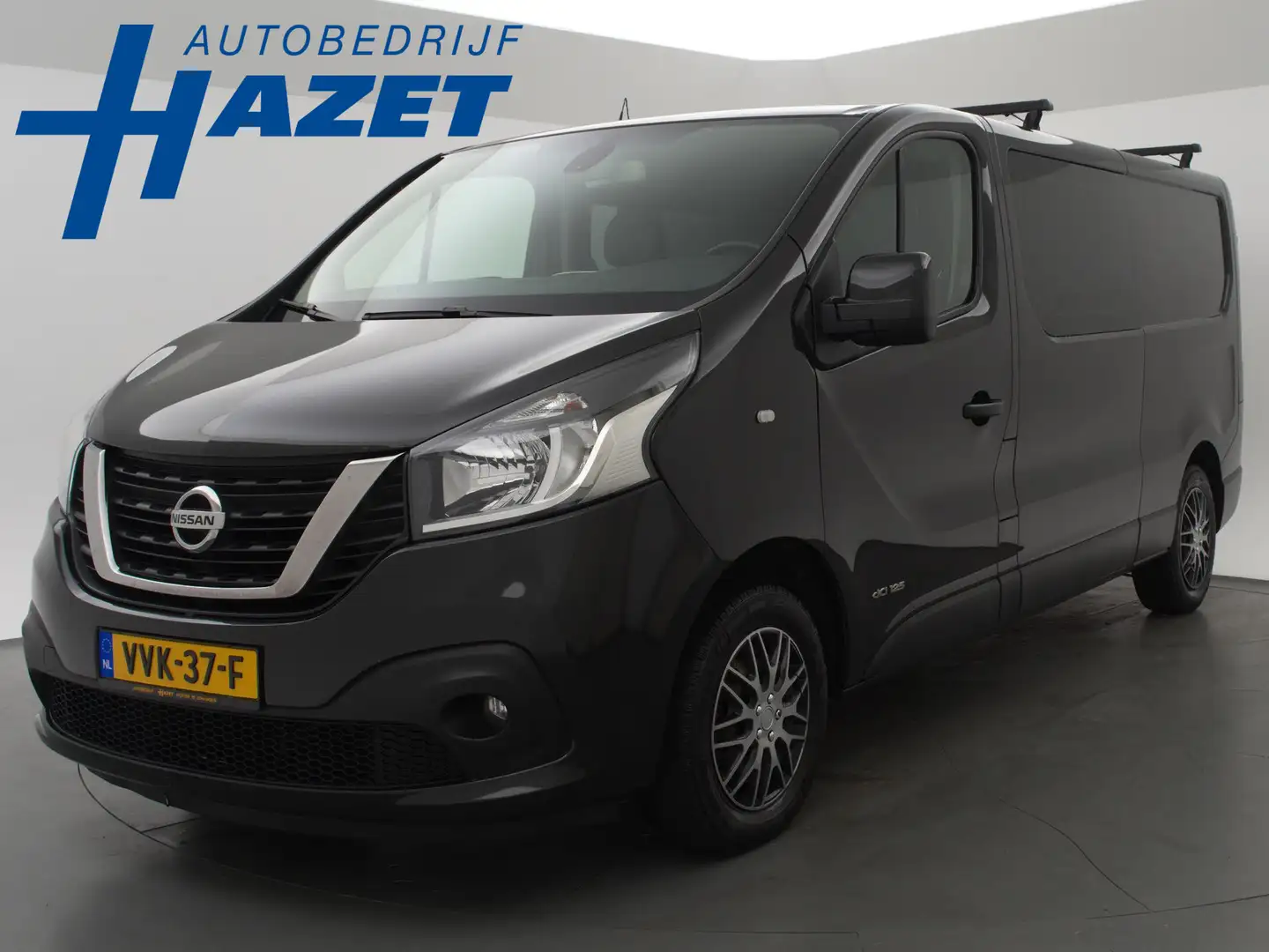 Nissan NV300 1.6 DCI 6-PERS. D.C. L2H1 + LEDER / CAMERA / NAVIG Zwart - 1