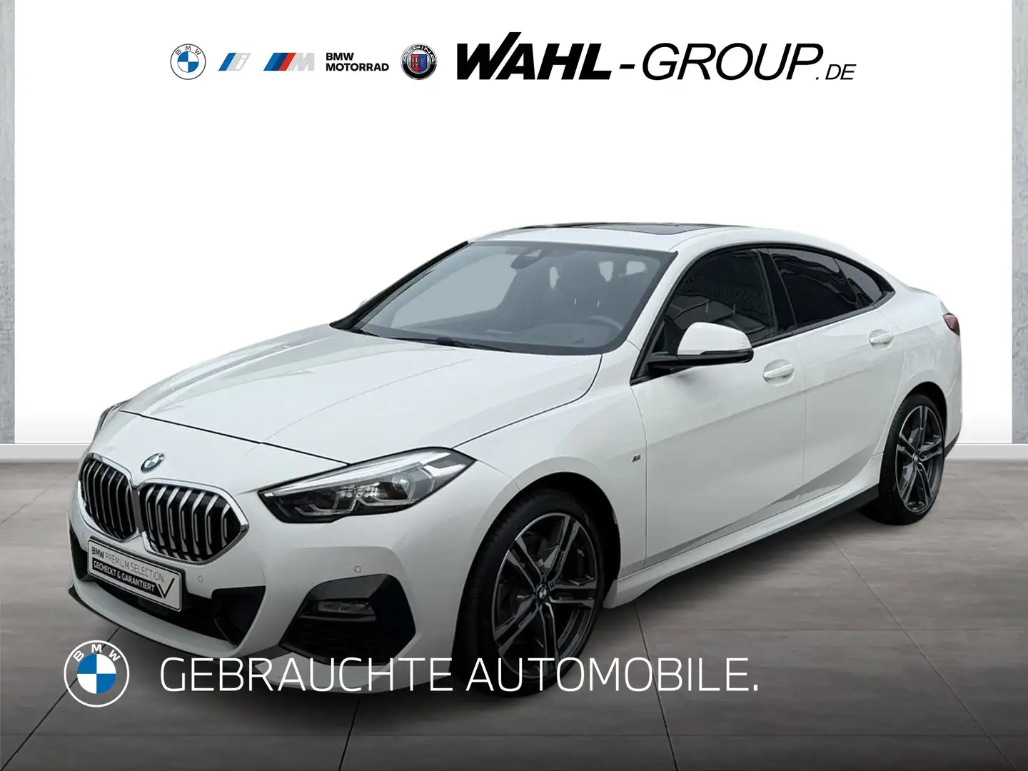 BMW 220 d M Sport Panorama HeadUp eSitze Navi PDC SHZ Weiß - 1
