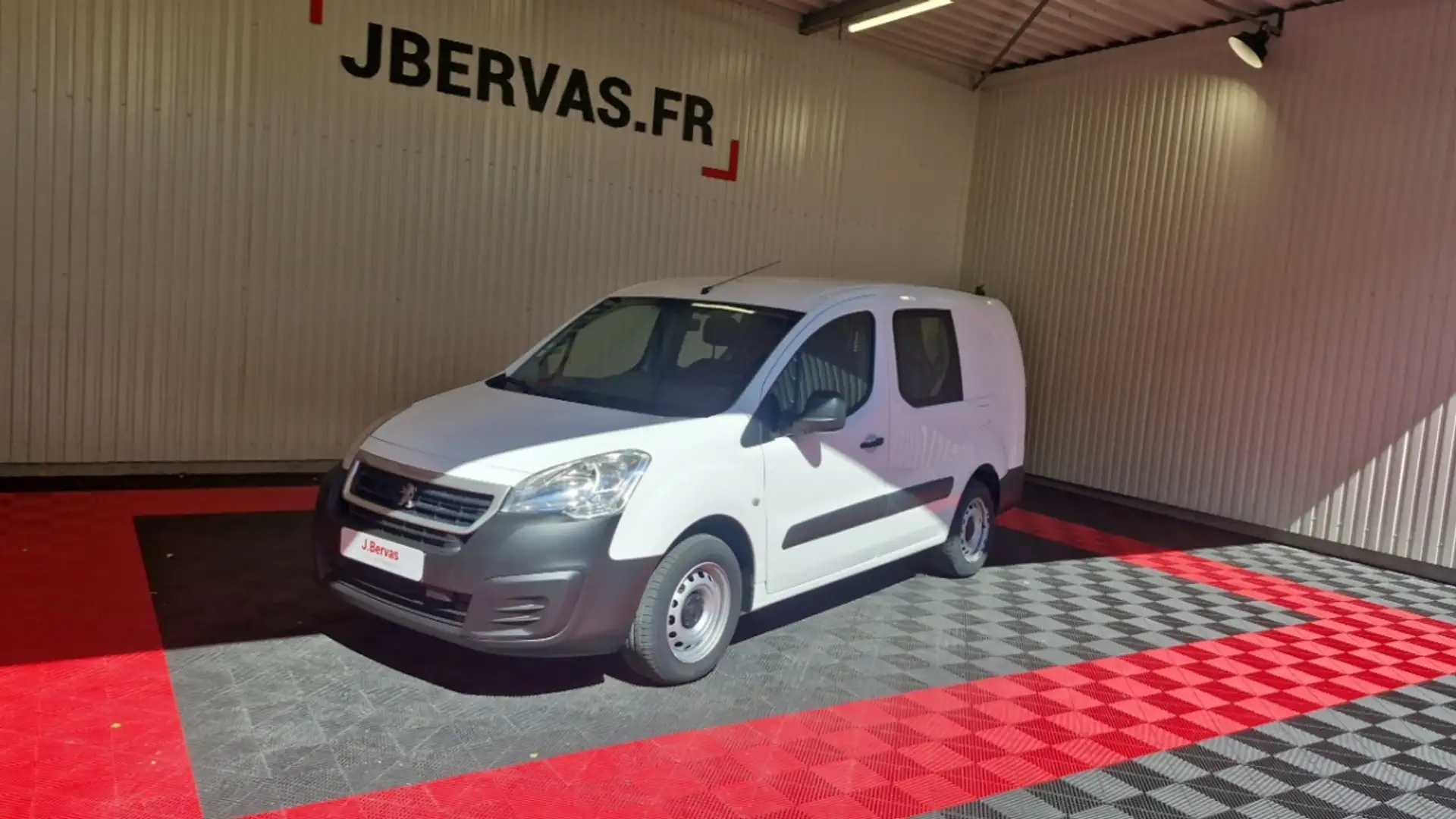 Peugeot Partner Cabine Approfondie 1.6 BLUEHDI 100 LONG PRO Blanc - 1