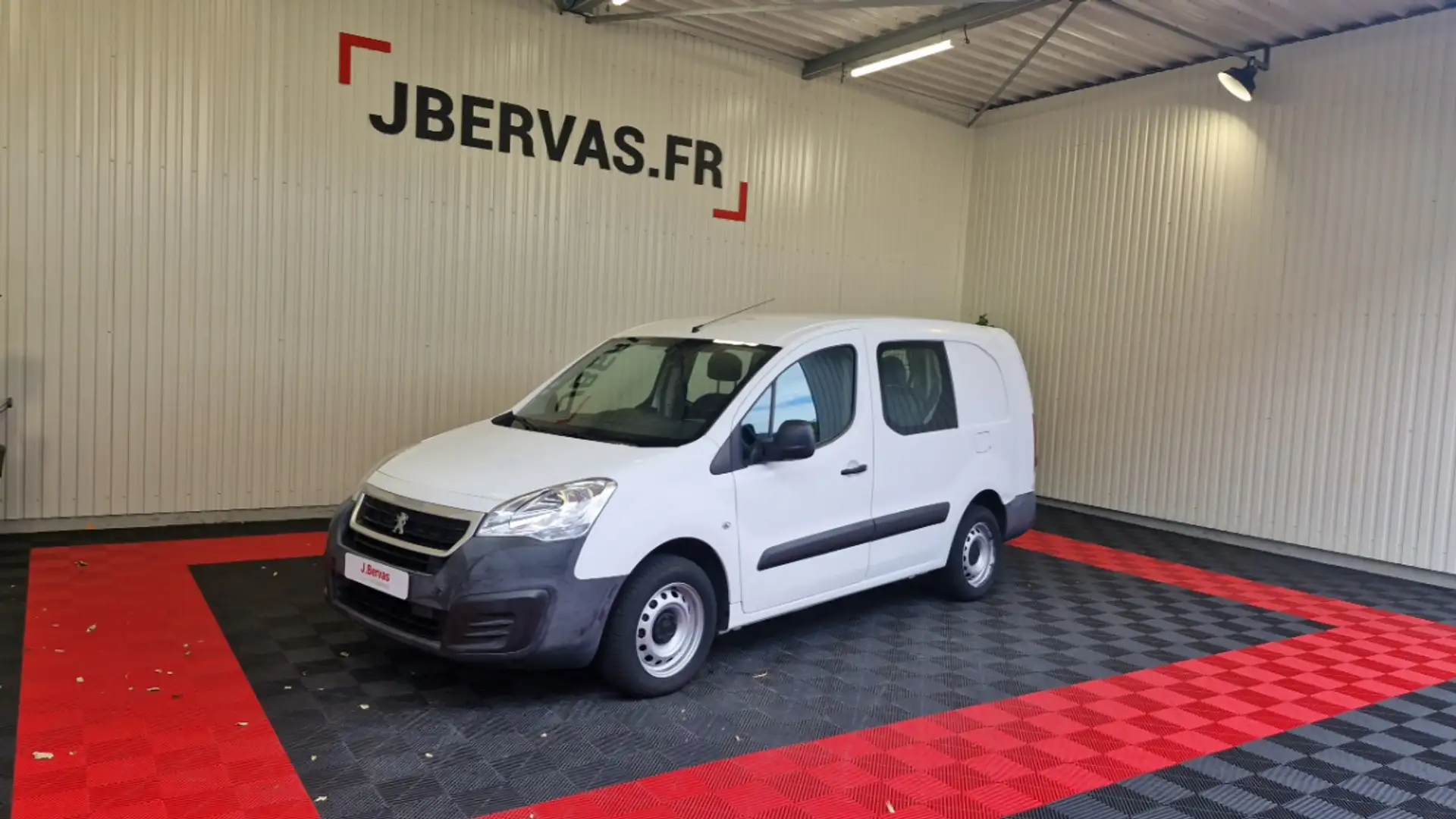 Peugeot Partner Cabine Approfondie 1.6 BLUEHDI 100 APPROF LONG PRO Blanc - 1