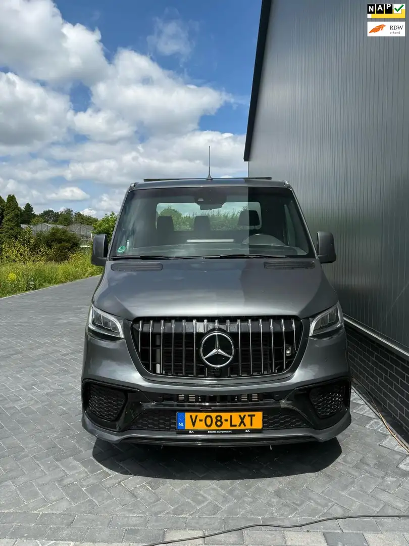 Mercedes-Benz Sprinter 519 3.0 CDI 190 PK V6 AMG + AANHANGER Grijs - 1